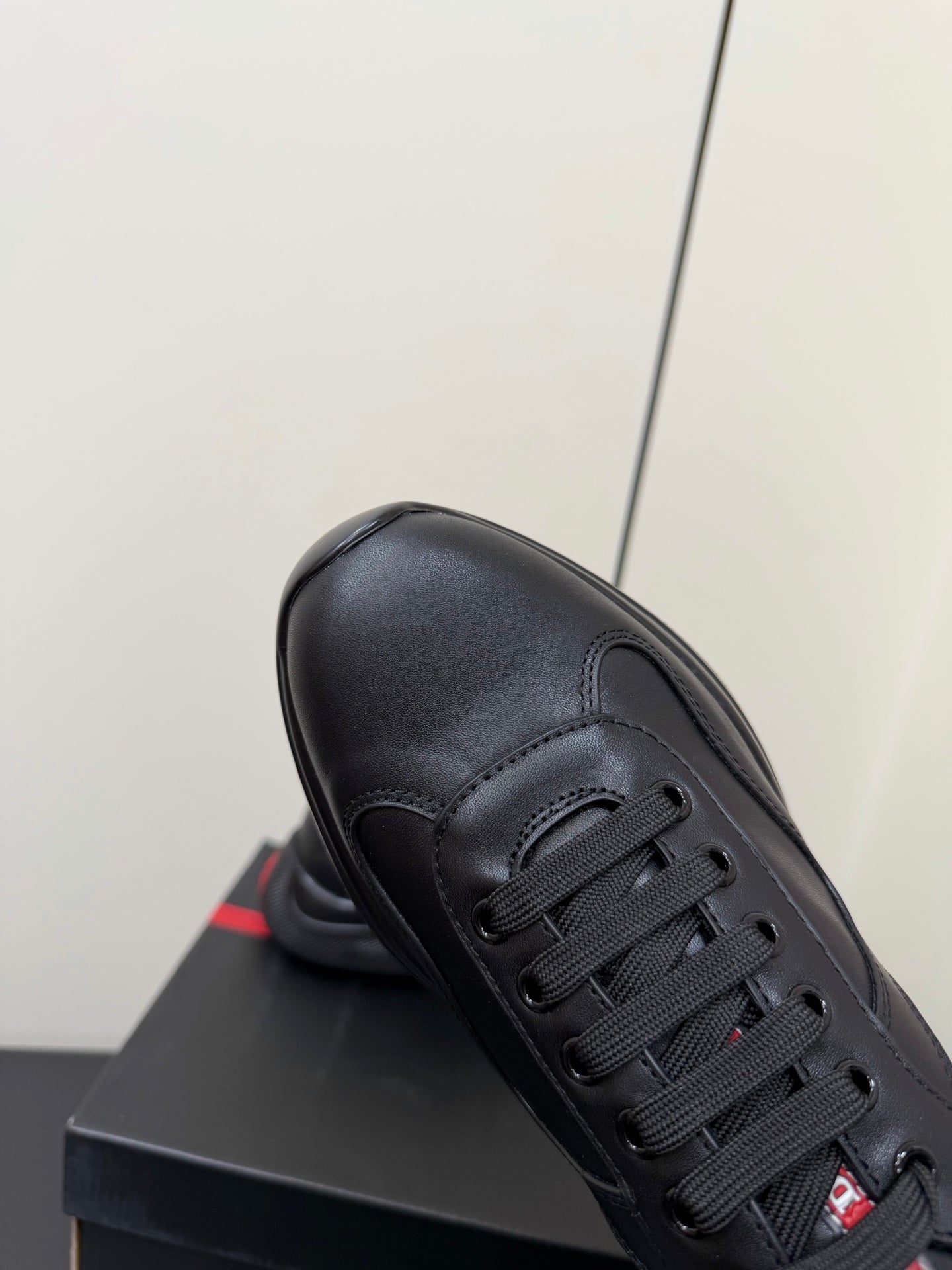 PRA 26S Casual Sneakers Black Leather 618916