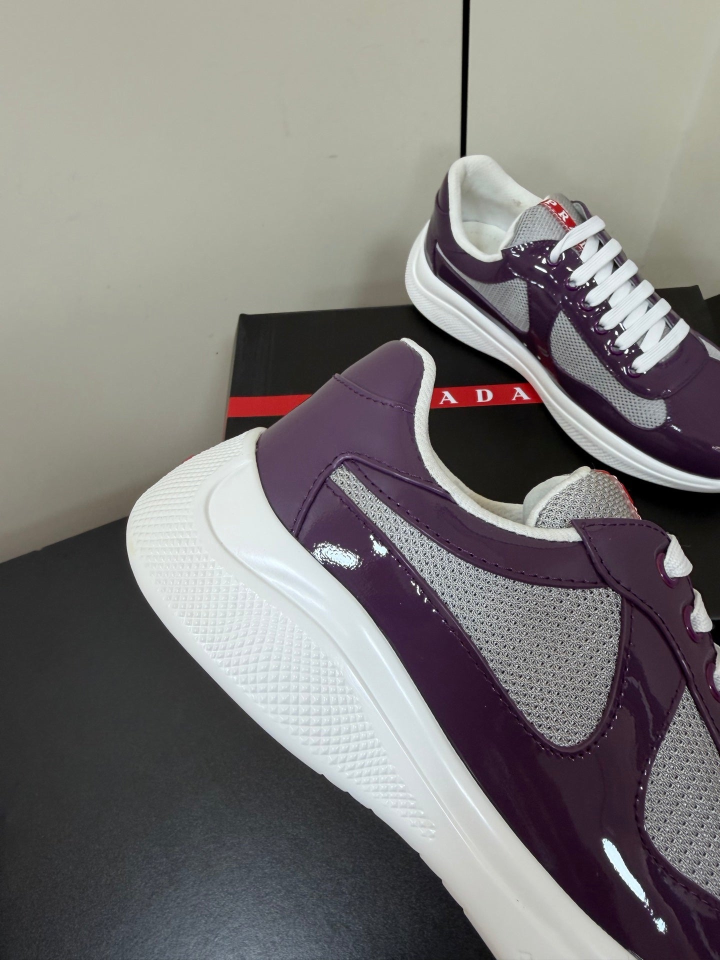 PRA 26S Casual Sneakers Purple Patent Leather 618926