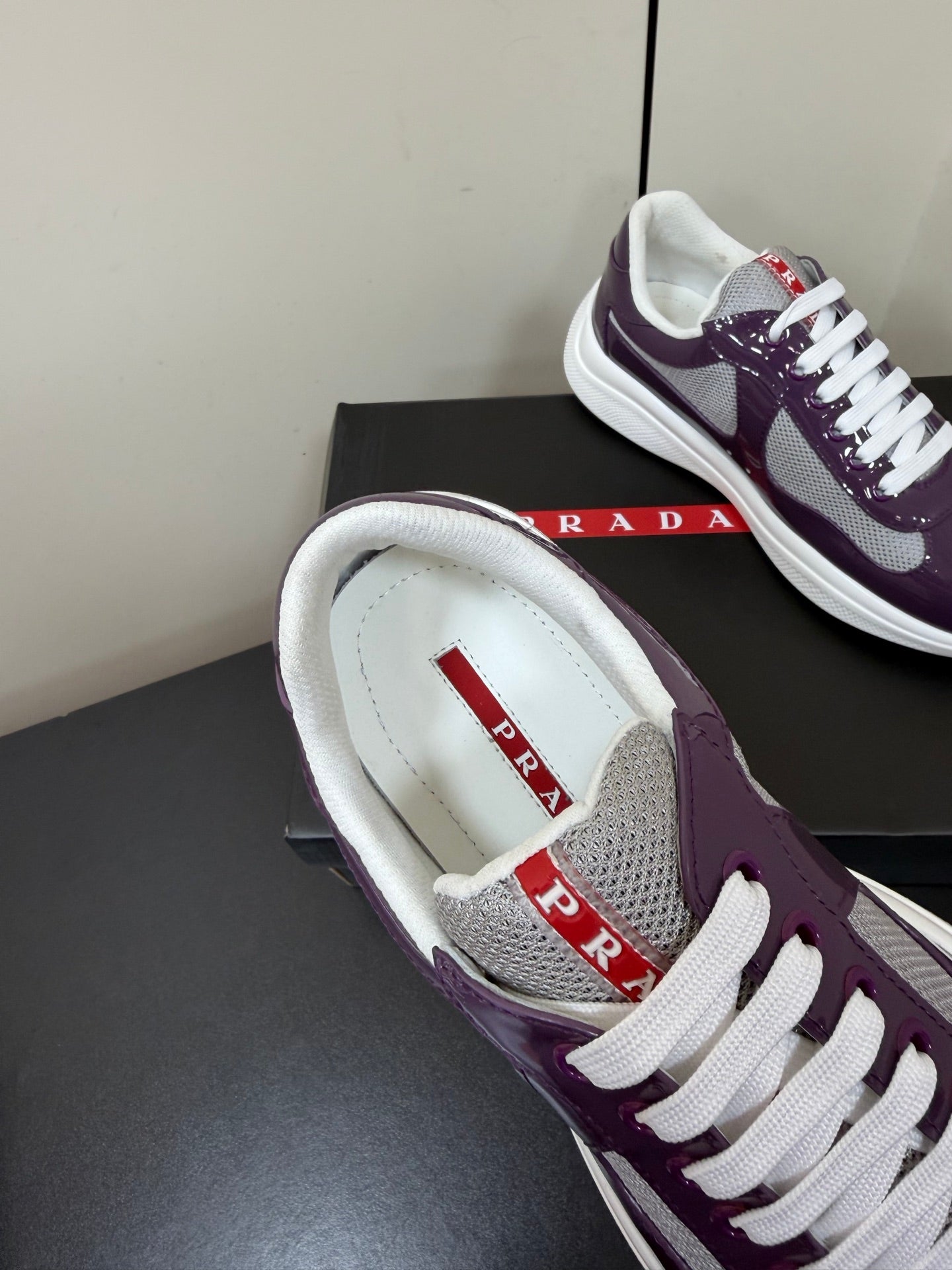 PRA 26S Casual Sneakers Purple Patent Leather 618926