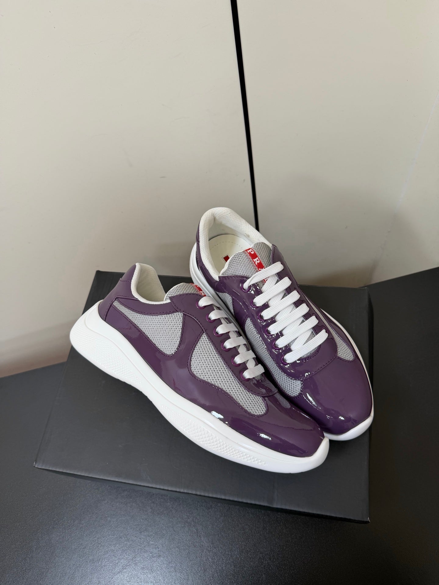 PRA 26S Casual Sneakers Purple Patent Leather 618926