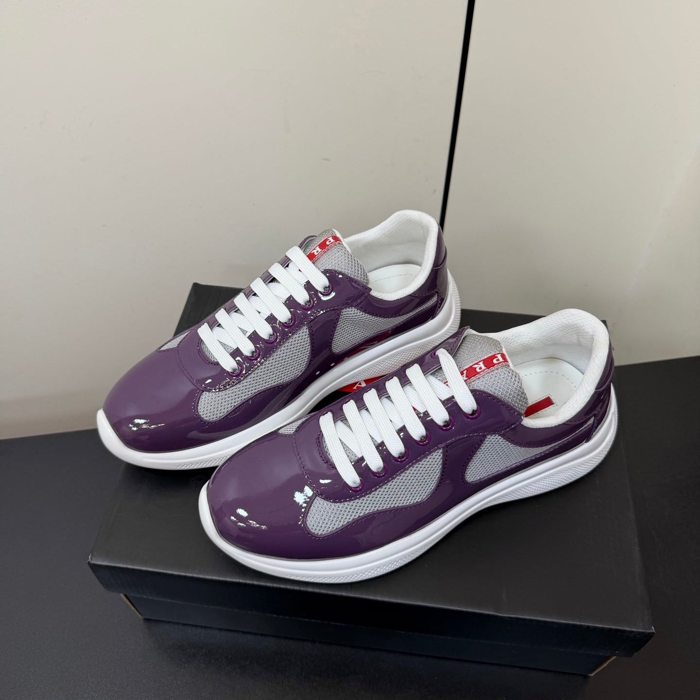 PRA 26S Casual Sneakers Purple Patent Leather 618926
