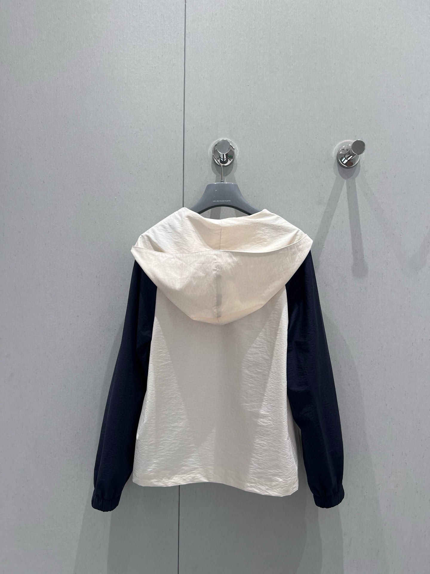 Prada 25 Set Navy Blue mix White Nylon Cotton 214264