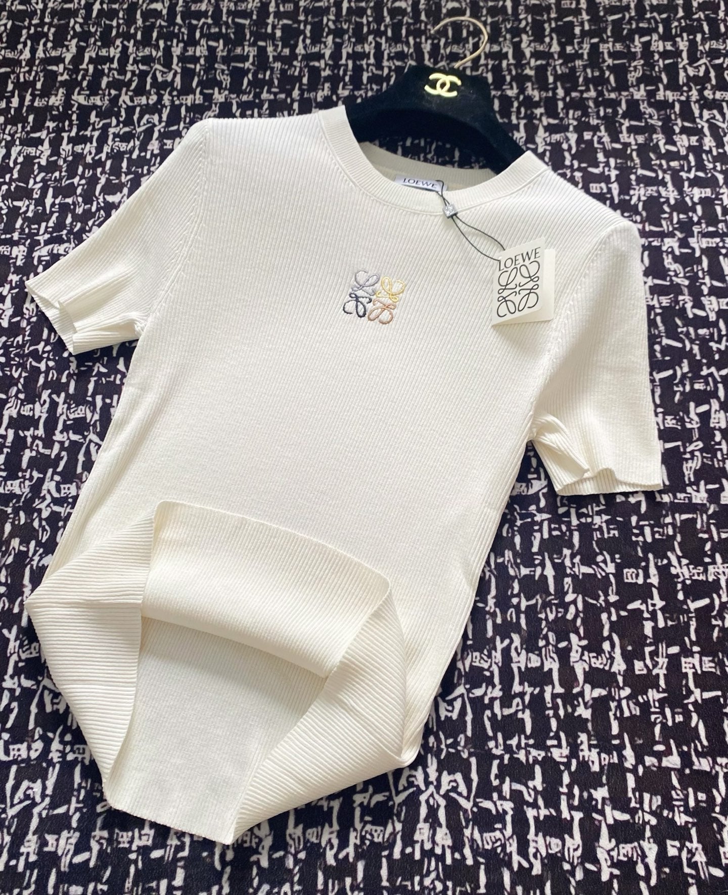 Loewe 25 Slim Sleeved T-Shirt Tencel