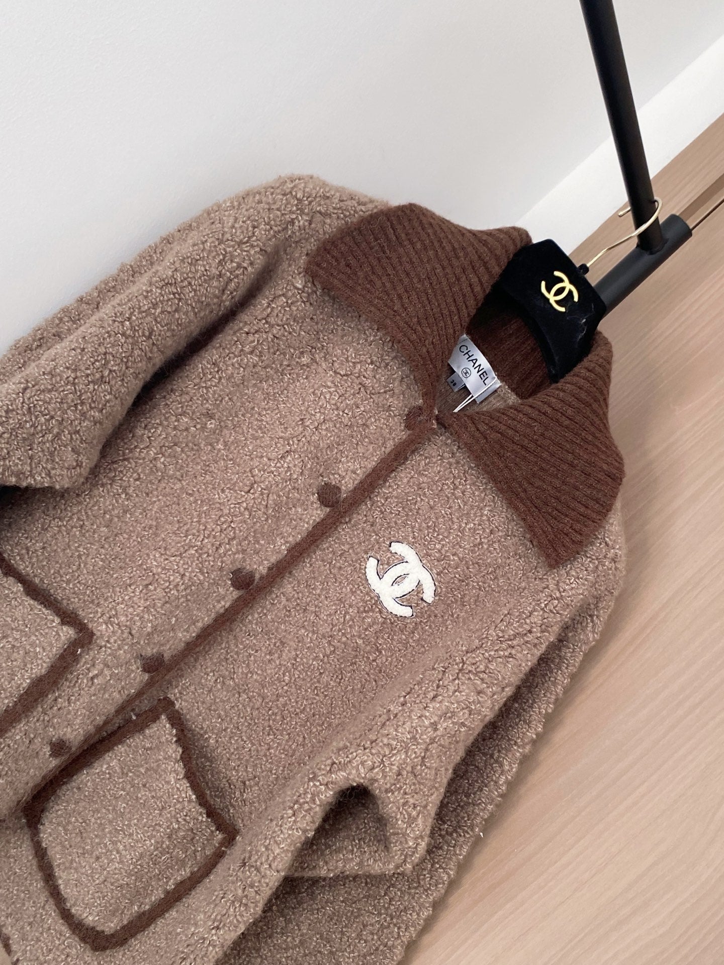 Chanel 2025 Cardigan Brown Wool