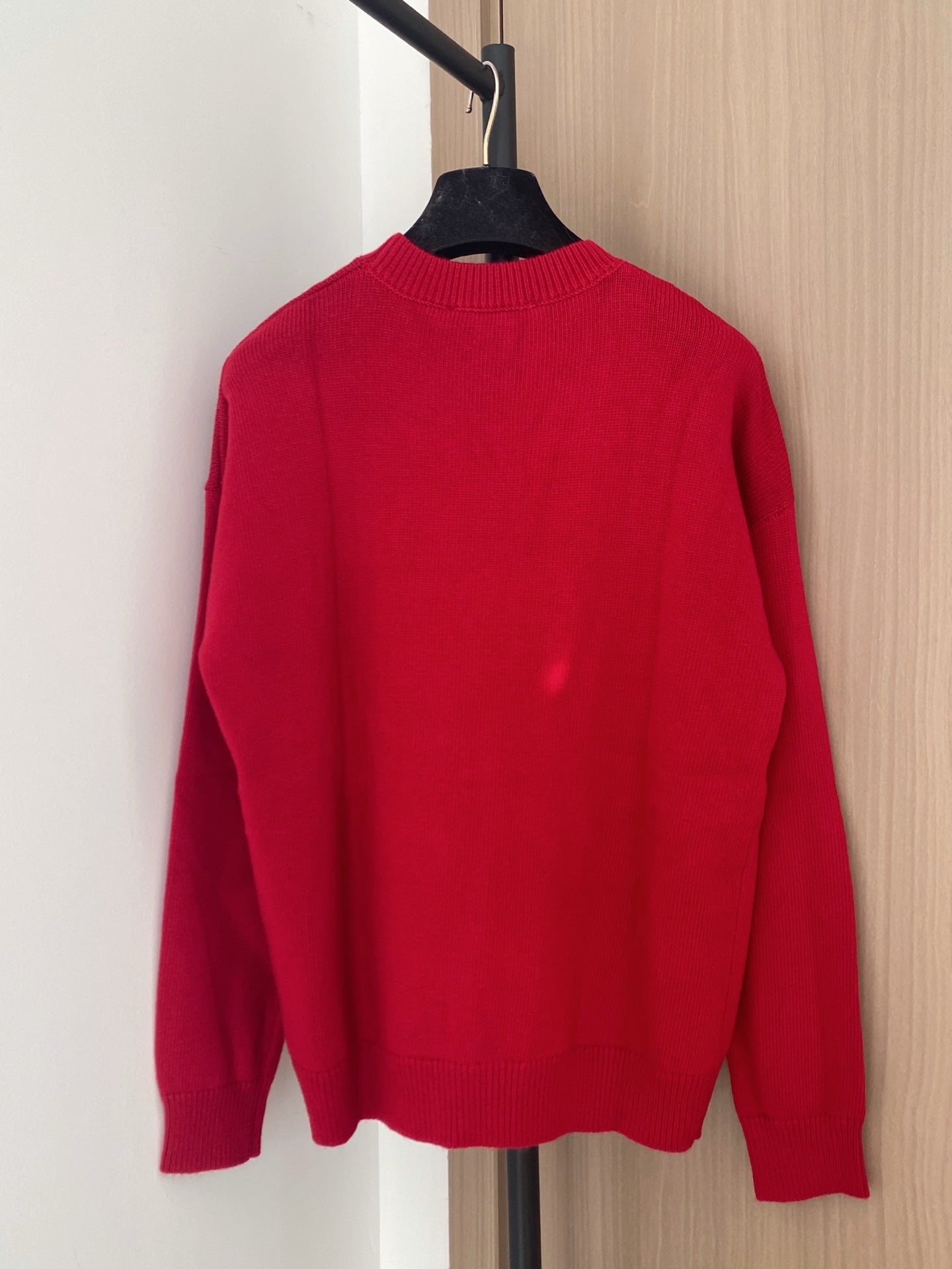 Dior 2025 Long-Sleeve Shirt Red mix Brown Wool
