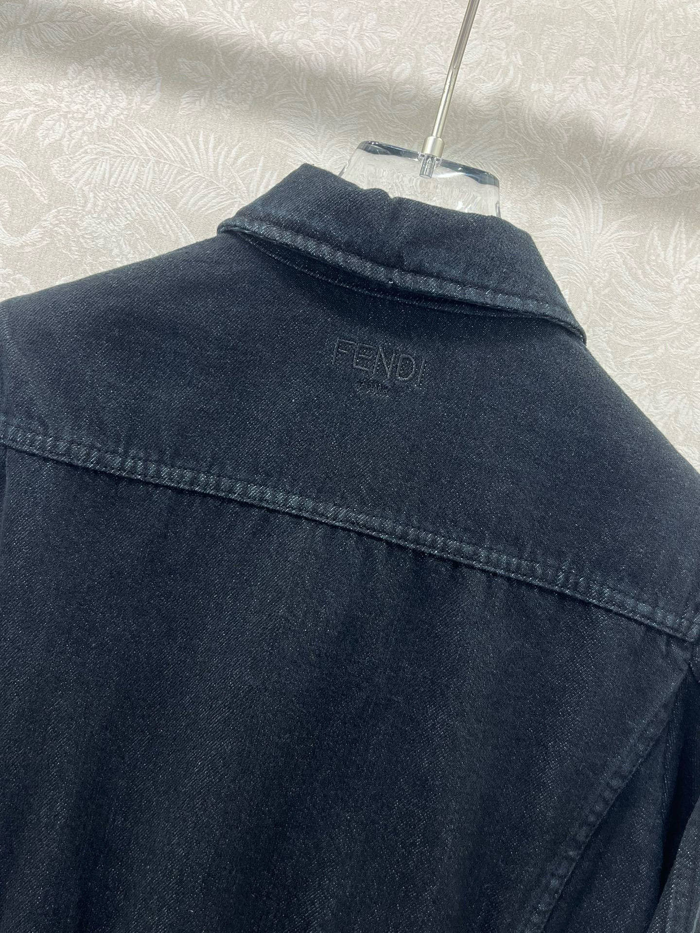 Fendi 25 Jacket Navy Blue Denim 0023