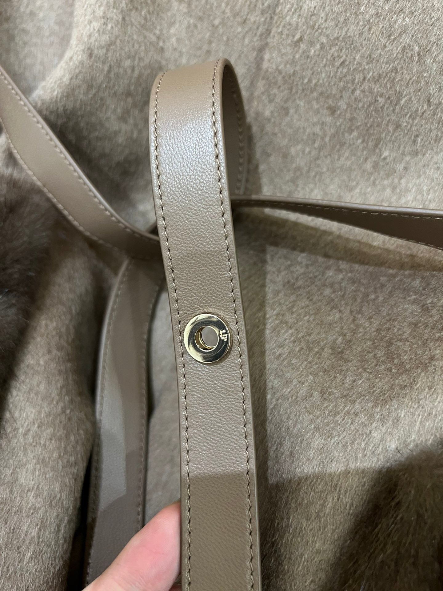 LP 25 Crew Neck Coat Brown Cashmere Fur 303967