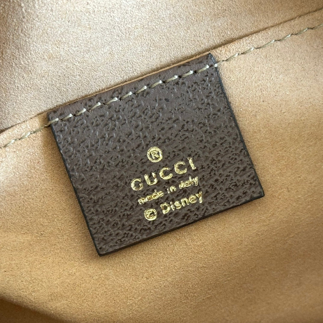 GG 2025 x Disney Donald Duck Mini Shoulder Bag Multicolor Cowhide Canvas 273591