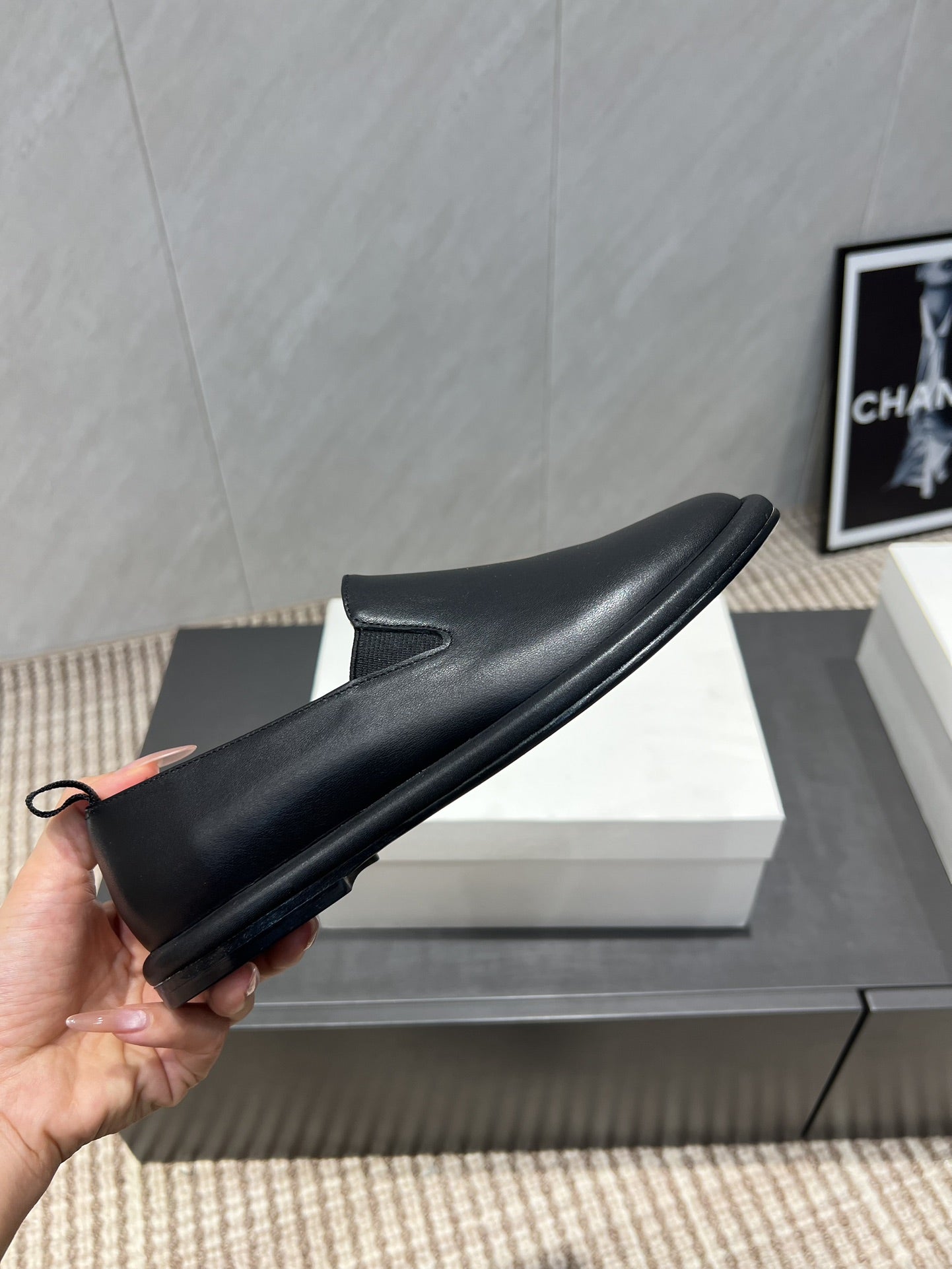 The Row 2025 Loafer Black Cowhide 540485