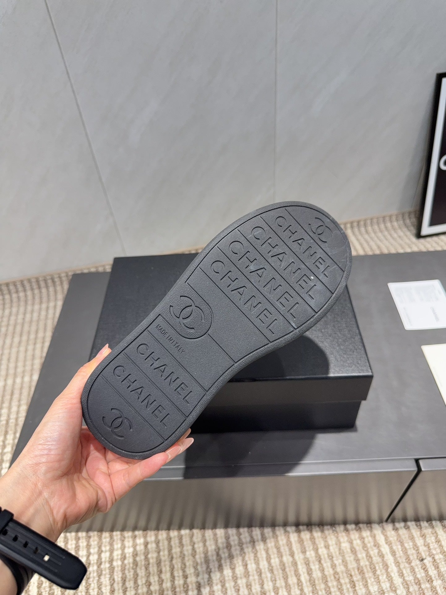 Chanel 25 Sneaker Pink White Black Suede 540278