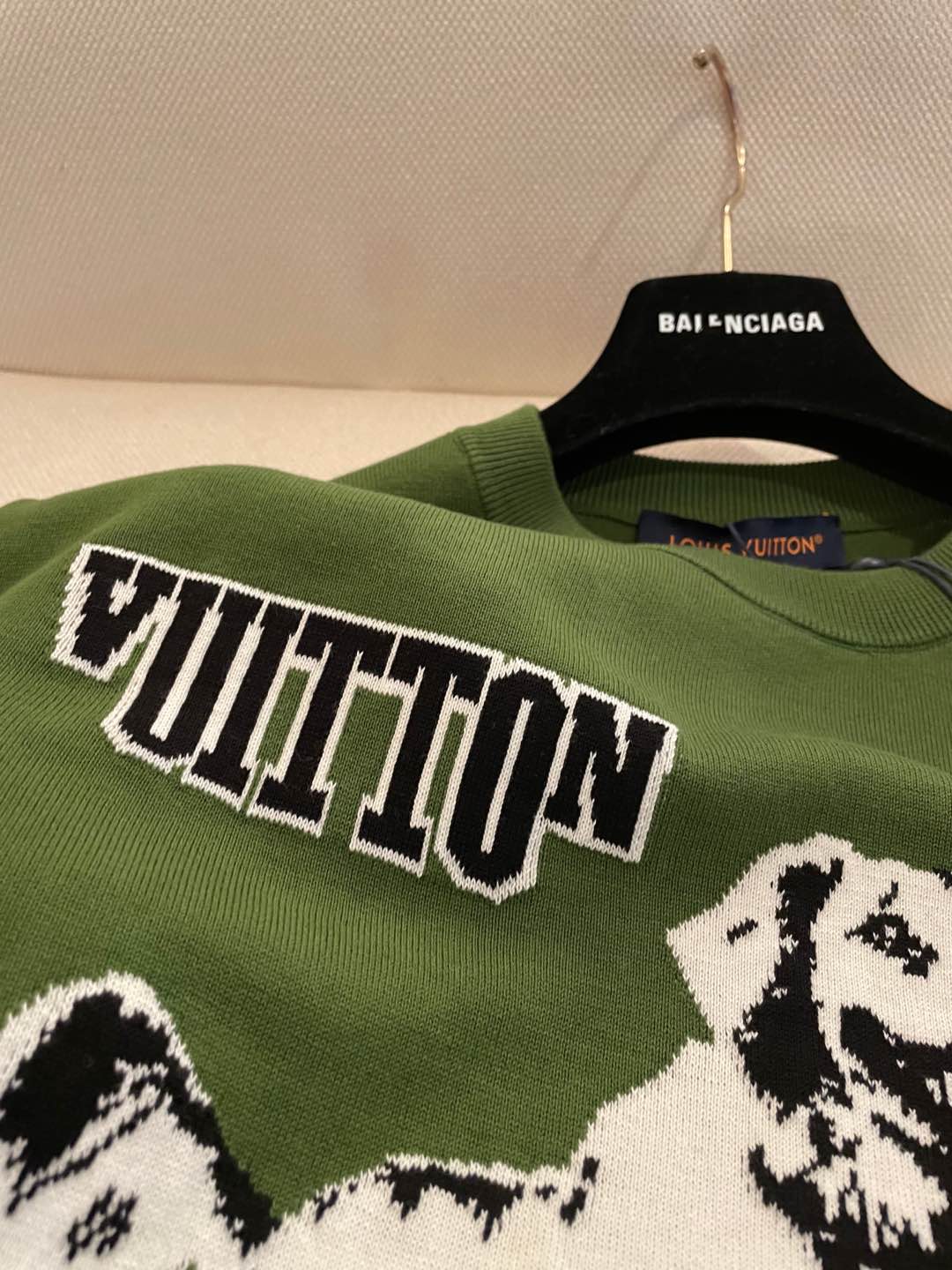 LV Donkey Brand New Puppy Jacquard Short Sleeves Shirt