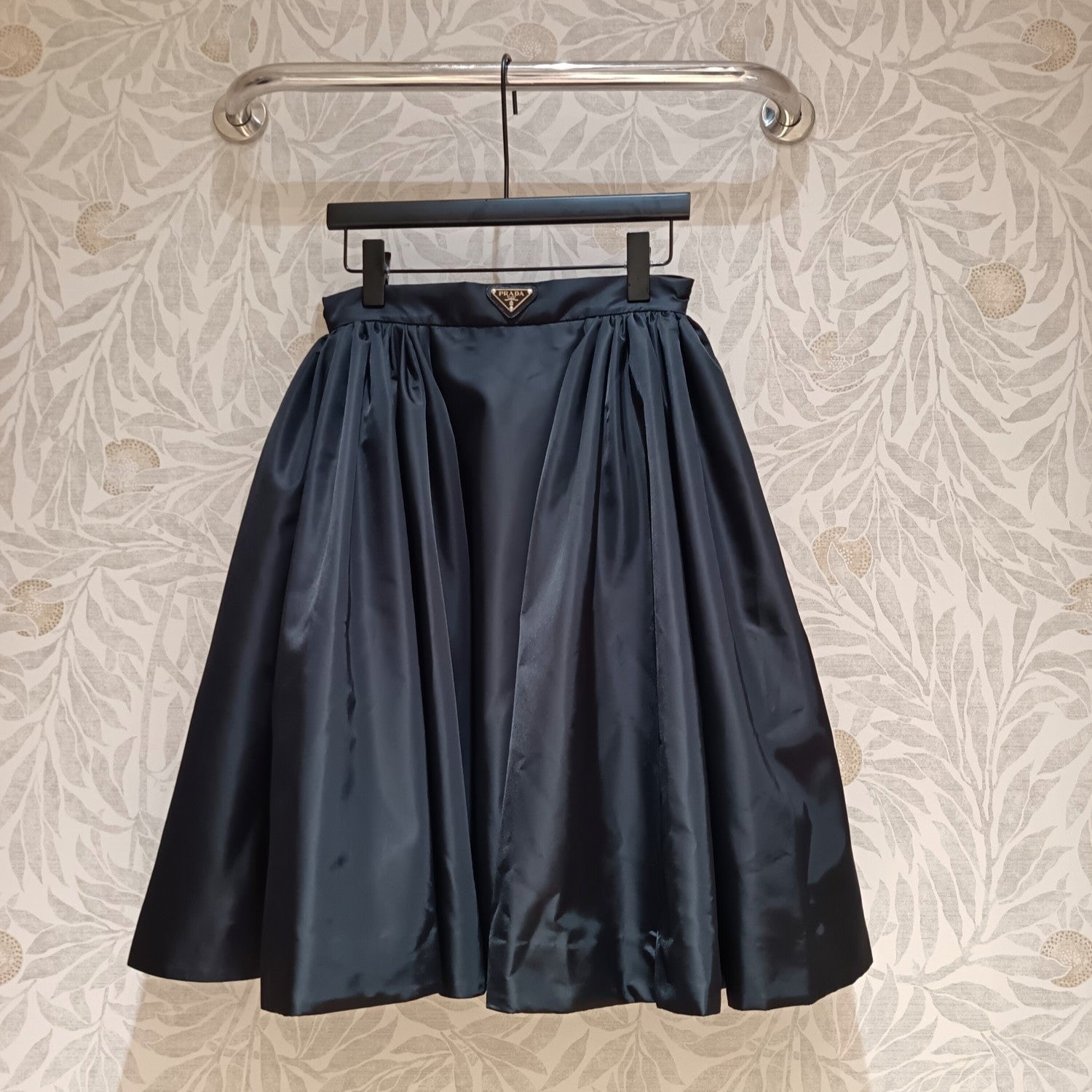 Prada Puffy Skirt Black Poliamide