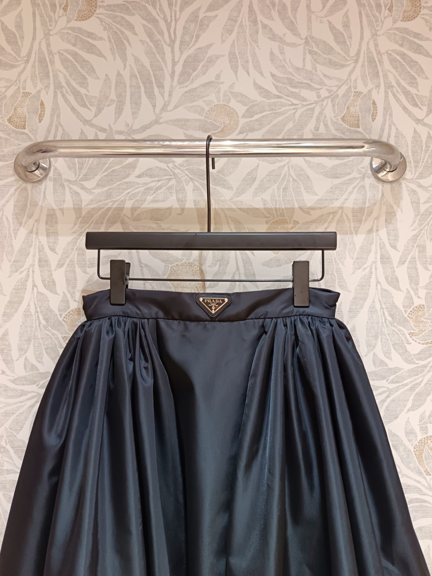 Prada Puffy Skirt Black Poliamide