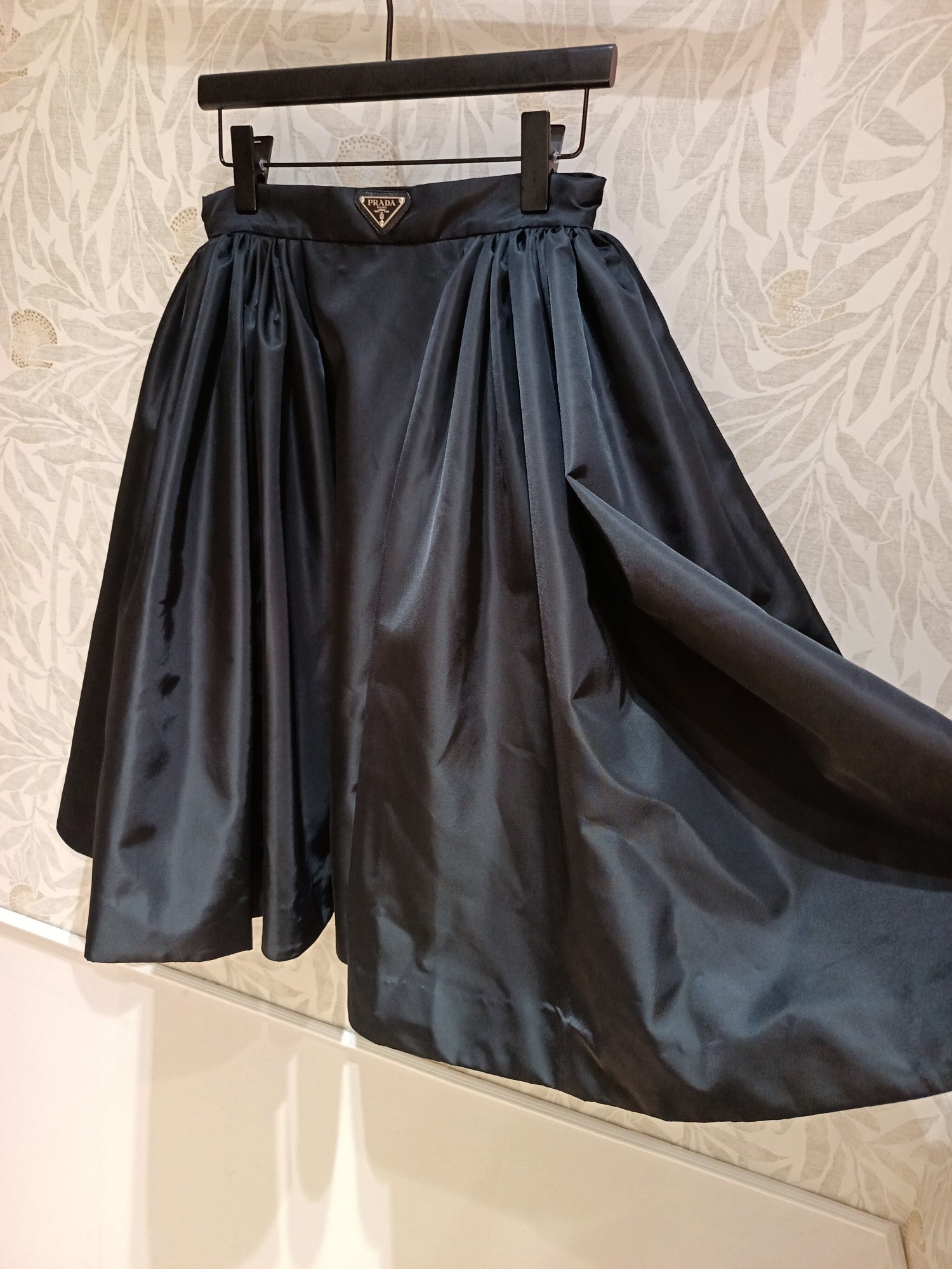 Prada Puffy Skirt Black Poliamide