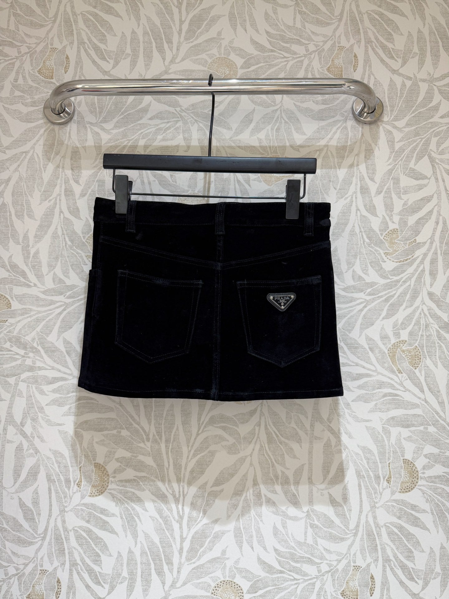 Prada Skirt Black Velvet