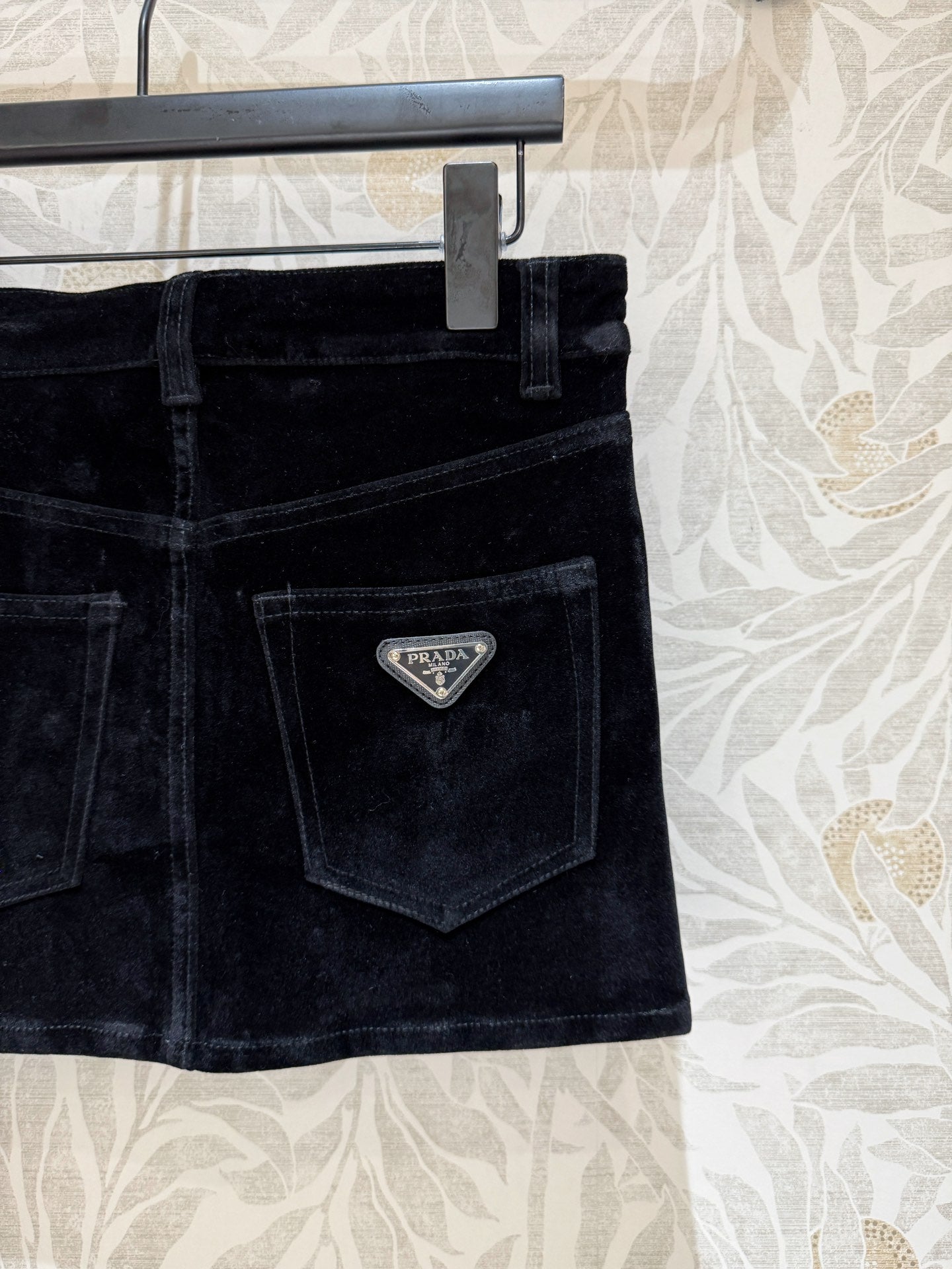 Prada Skirt Black Velvet