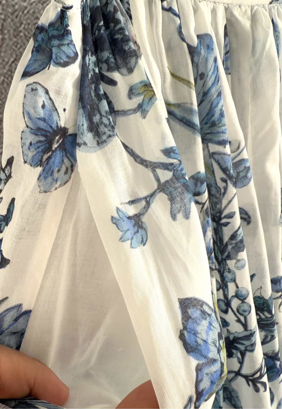 CD Butterfly Skirt Multicolor Cotton