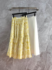 CD skirt Lemon Yellow Cotton