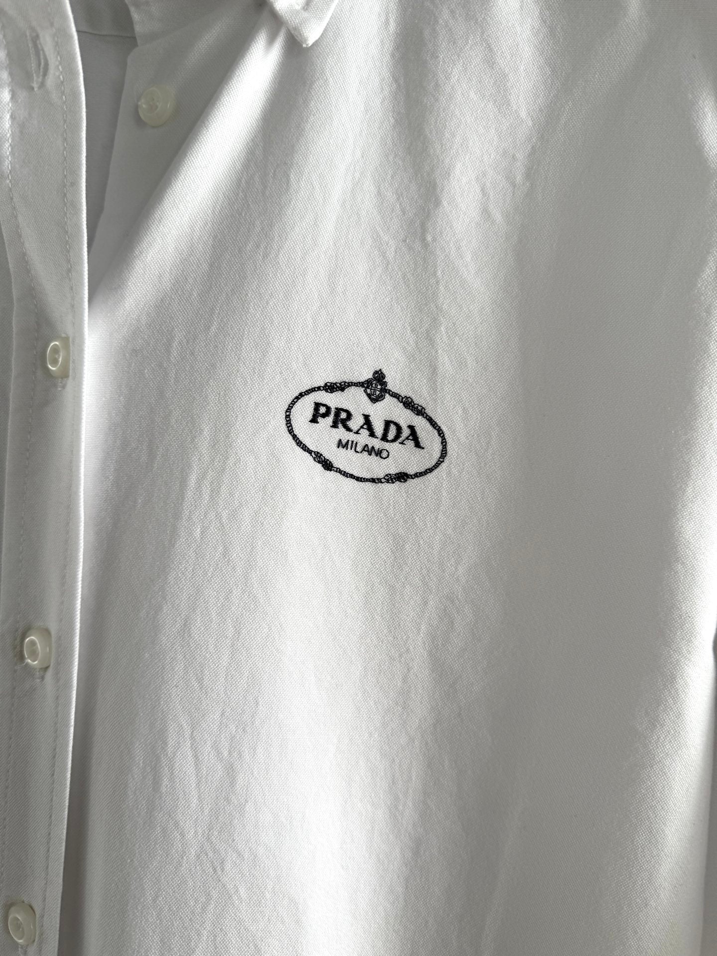 Prada Shirt White Cotton