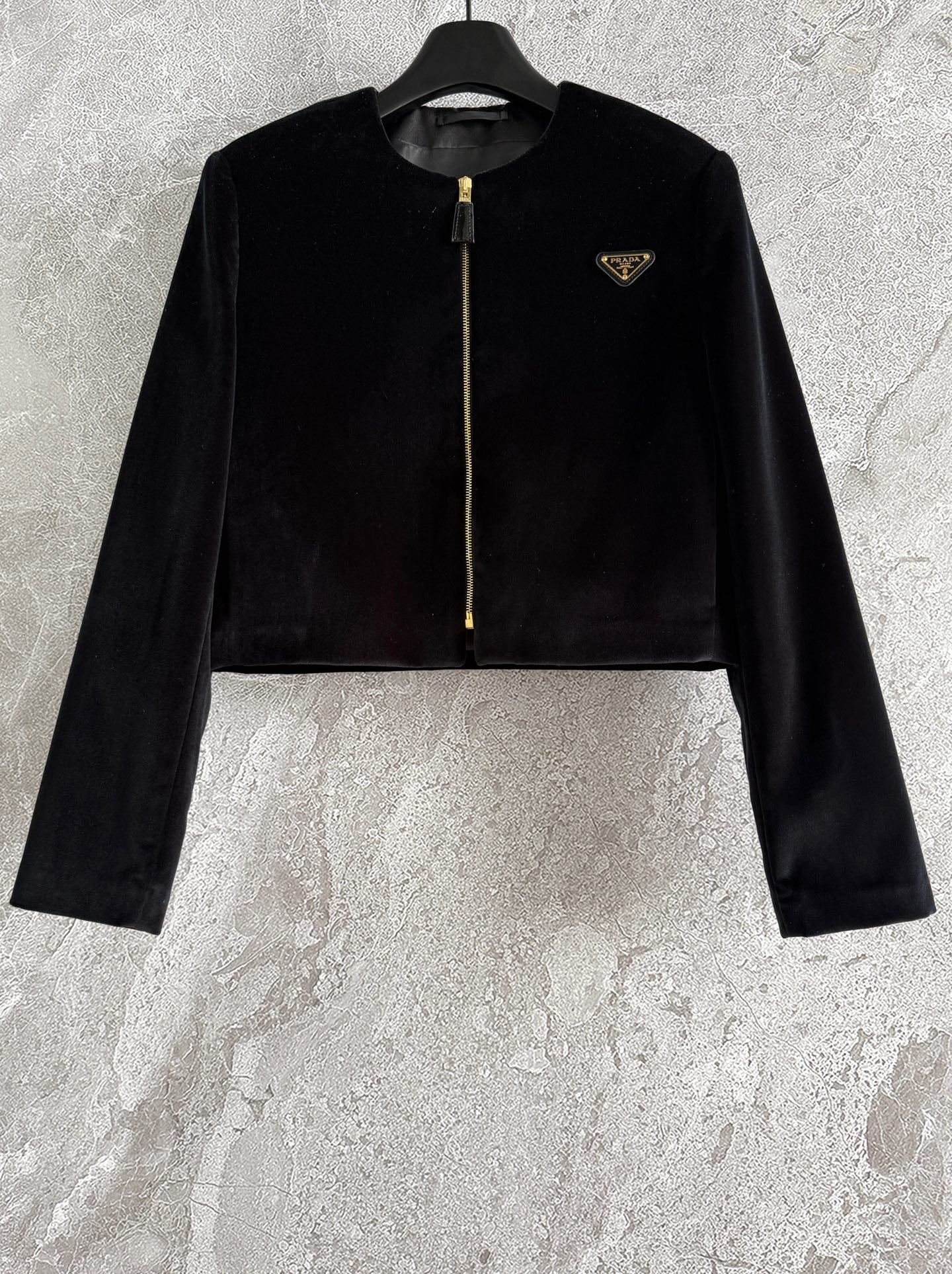 Prada Jacket Black Velvet
