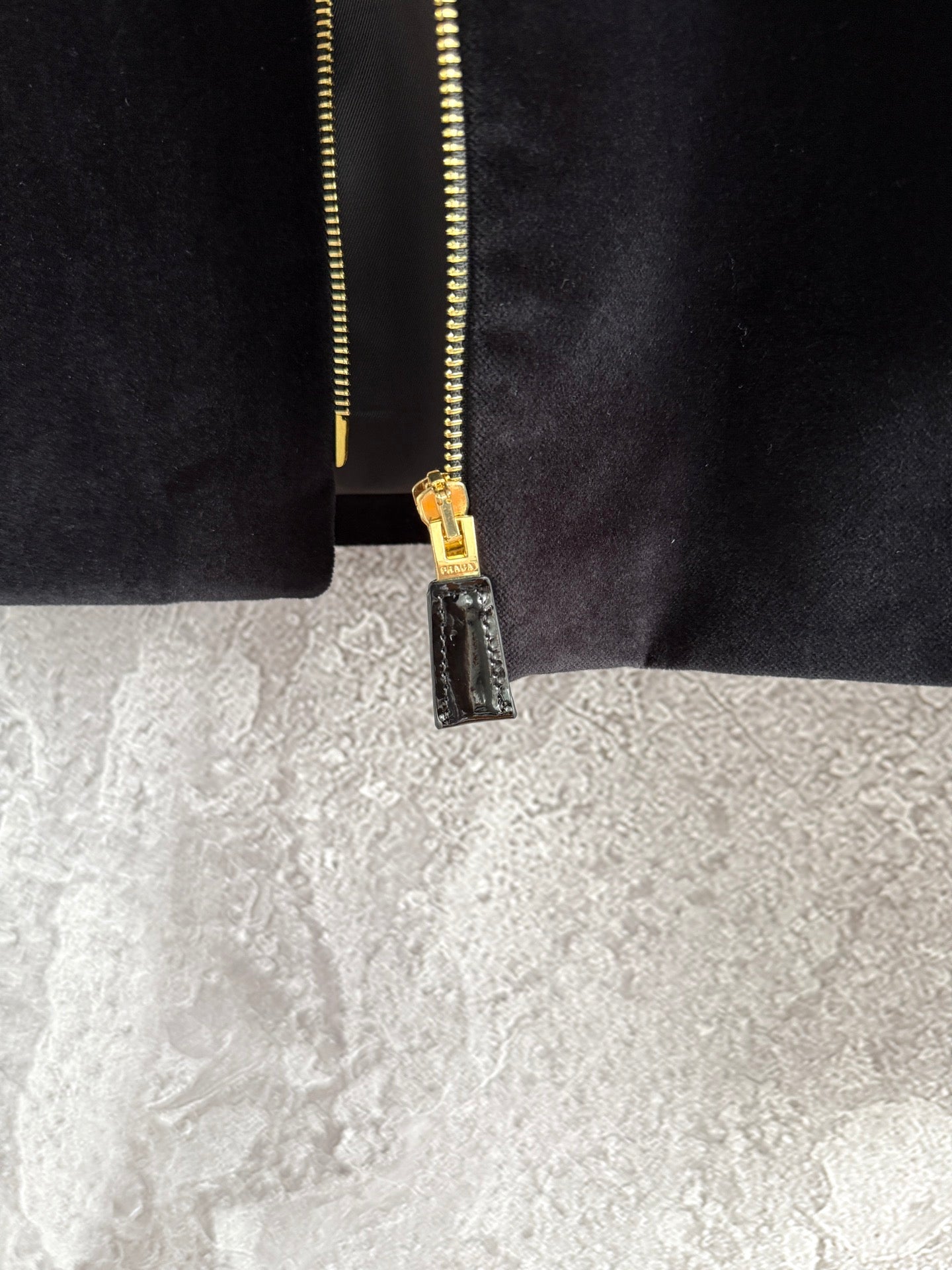 Prada Jacket Black Velvet