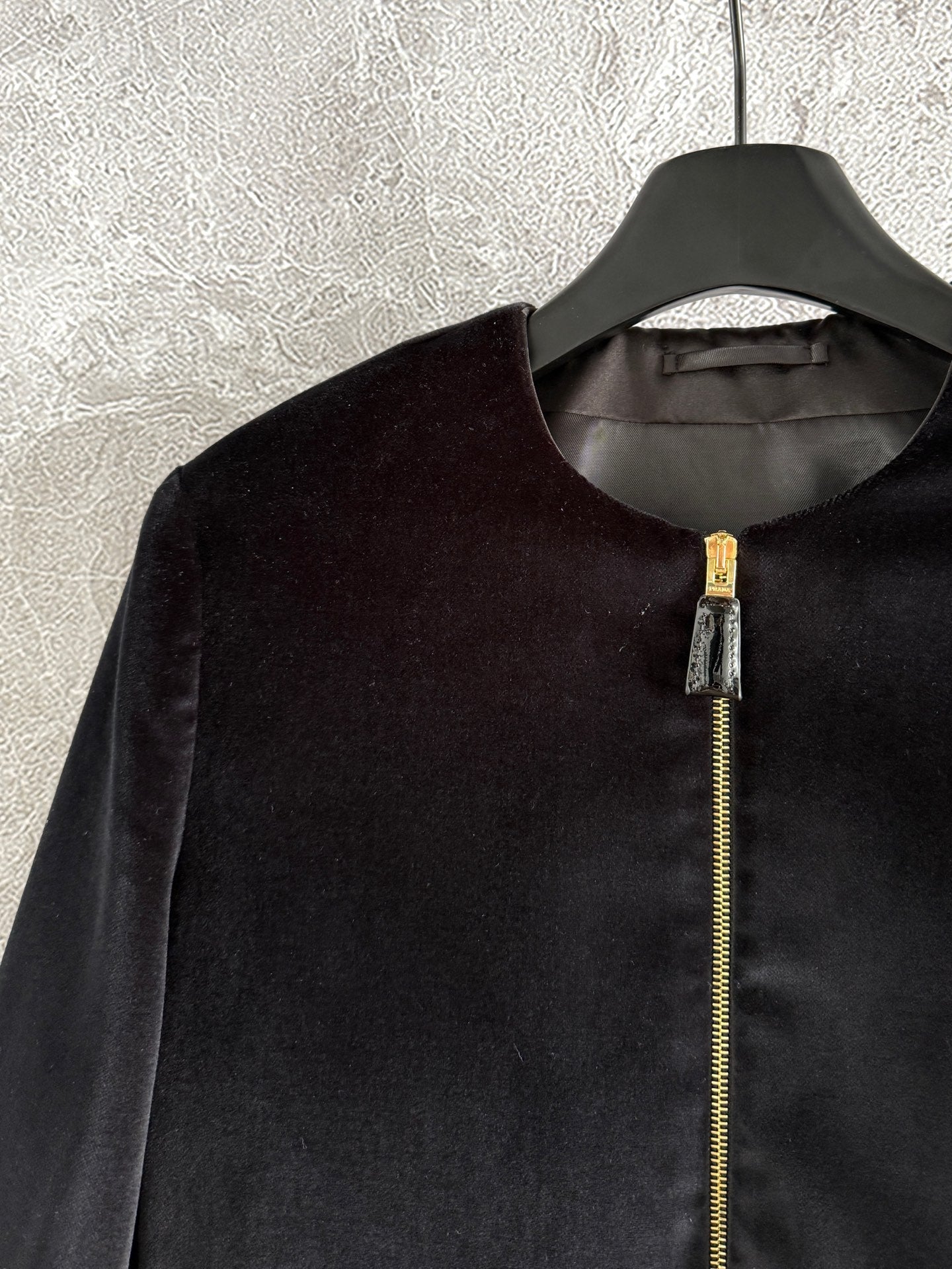 Prada Jacket Black Velvet