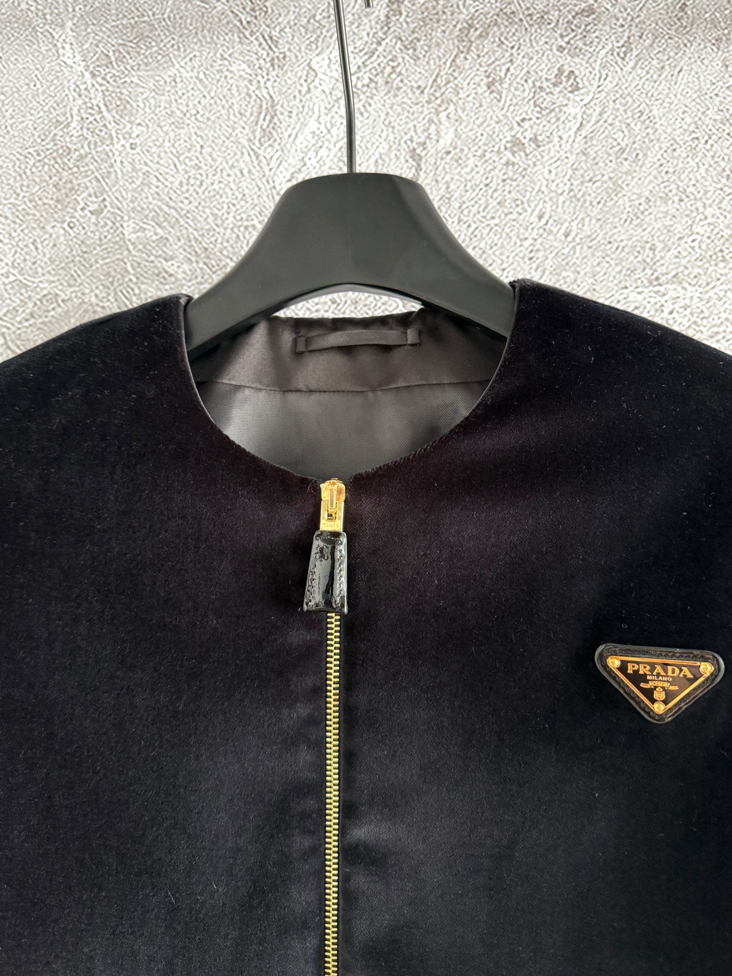 Prada Jacket Black Velvet