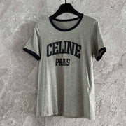 Celine CELINE PARIS Short-sleeve T-shirt Grey Cotton