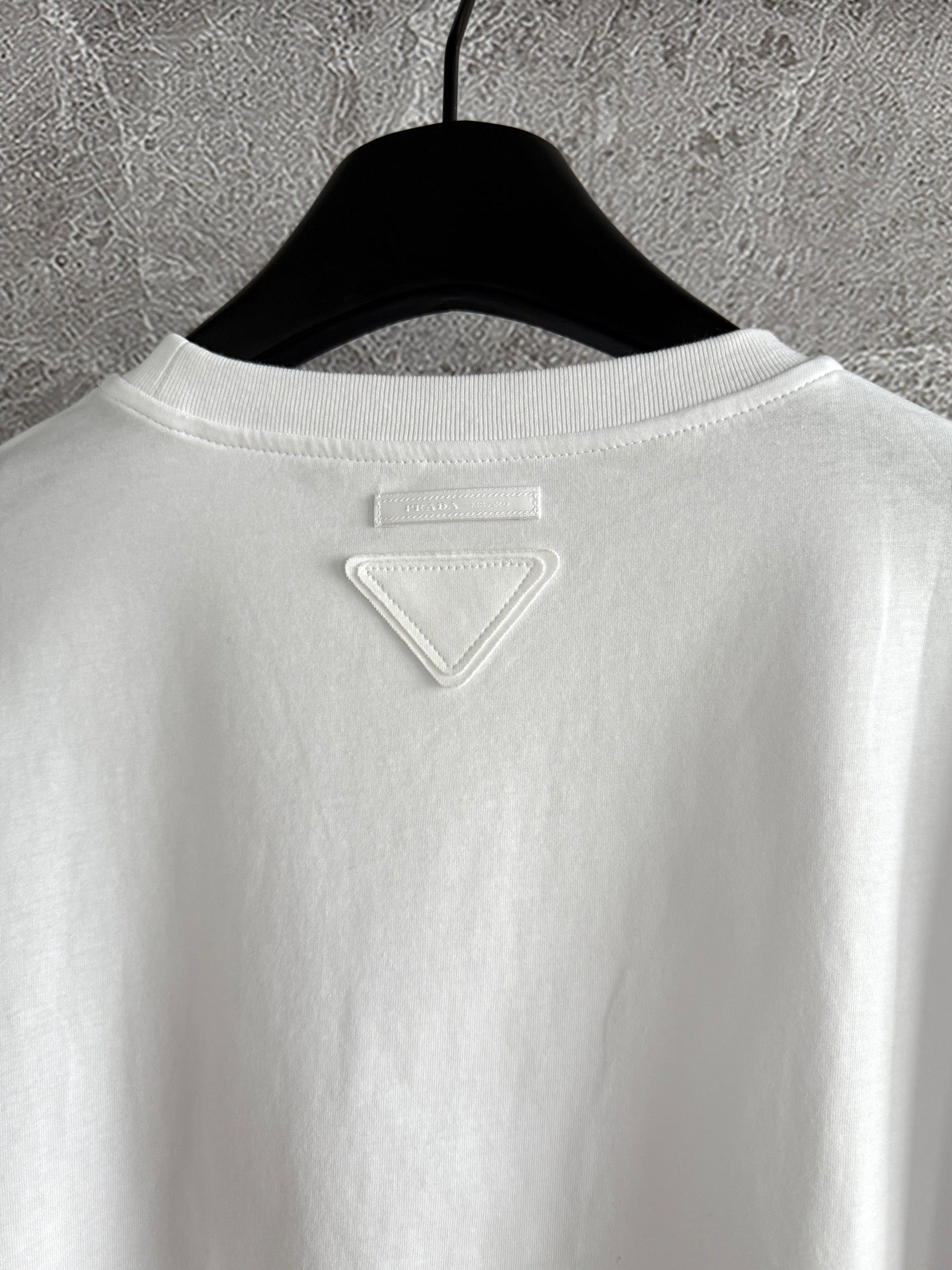 Prada Drawstring T-shirt White Cotton