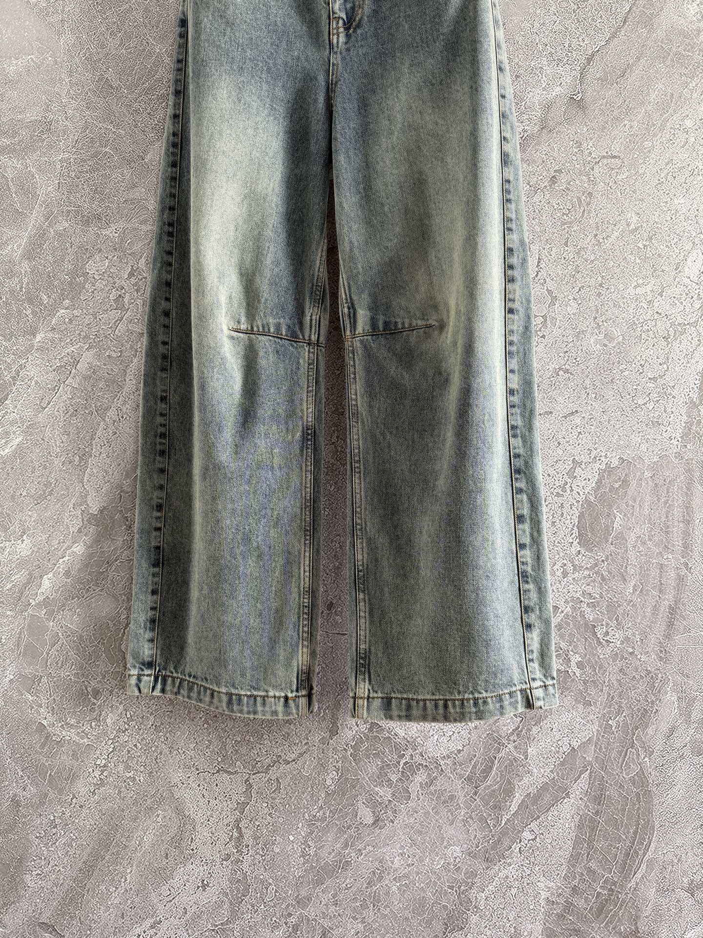 Loewe Waist-burnt  Jeans Blue Cotton