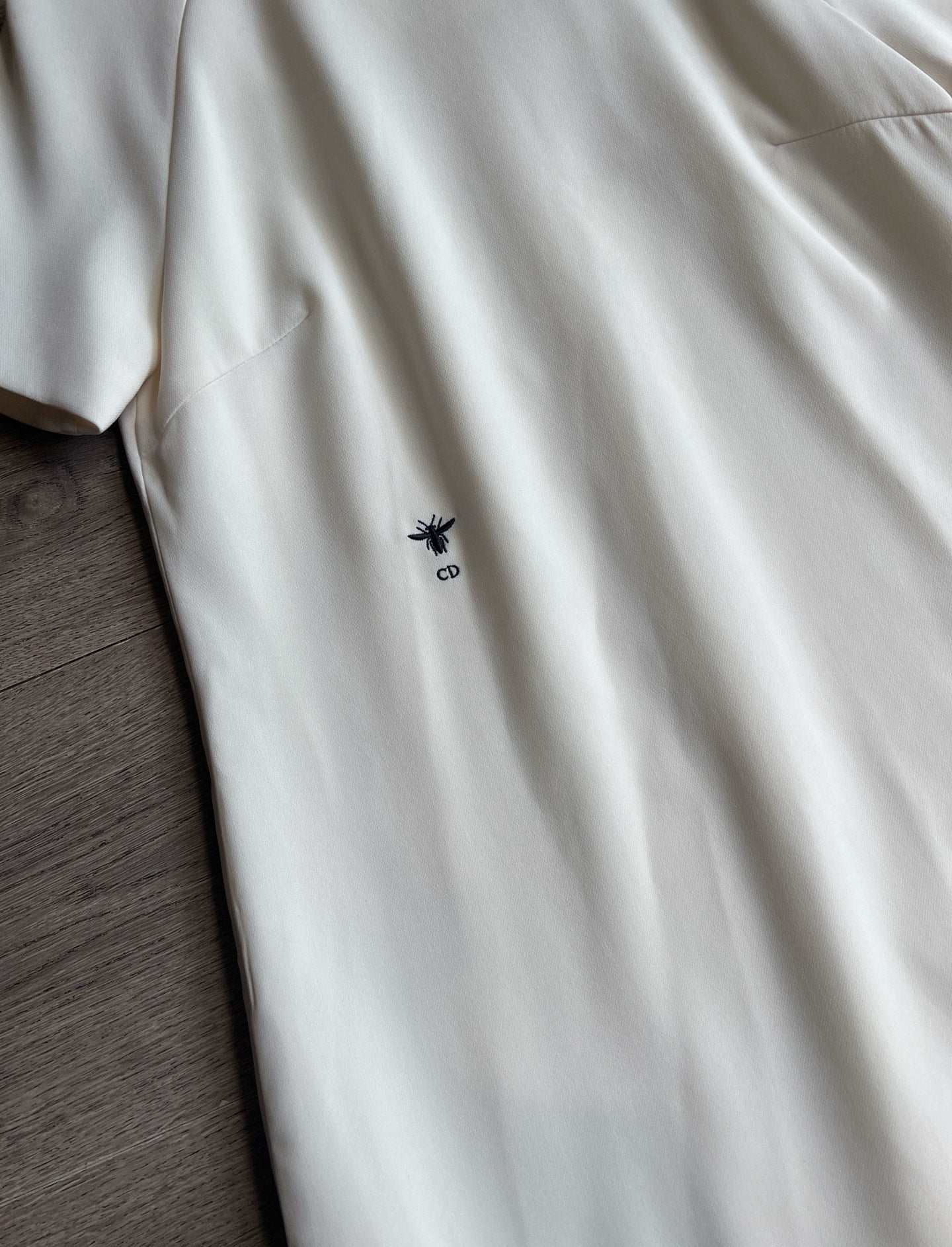 CD Dress Off-white Polyester Silk