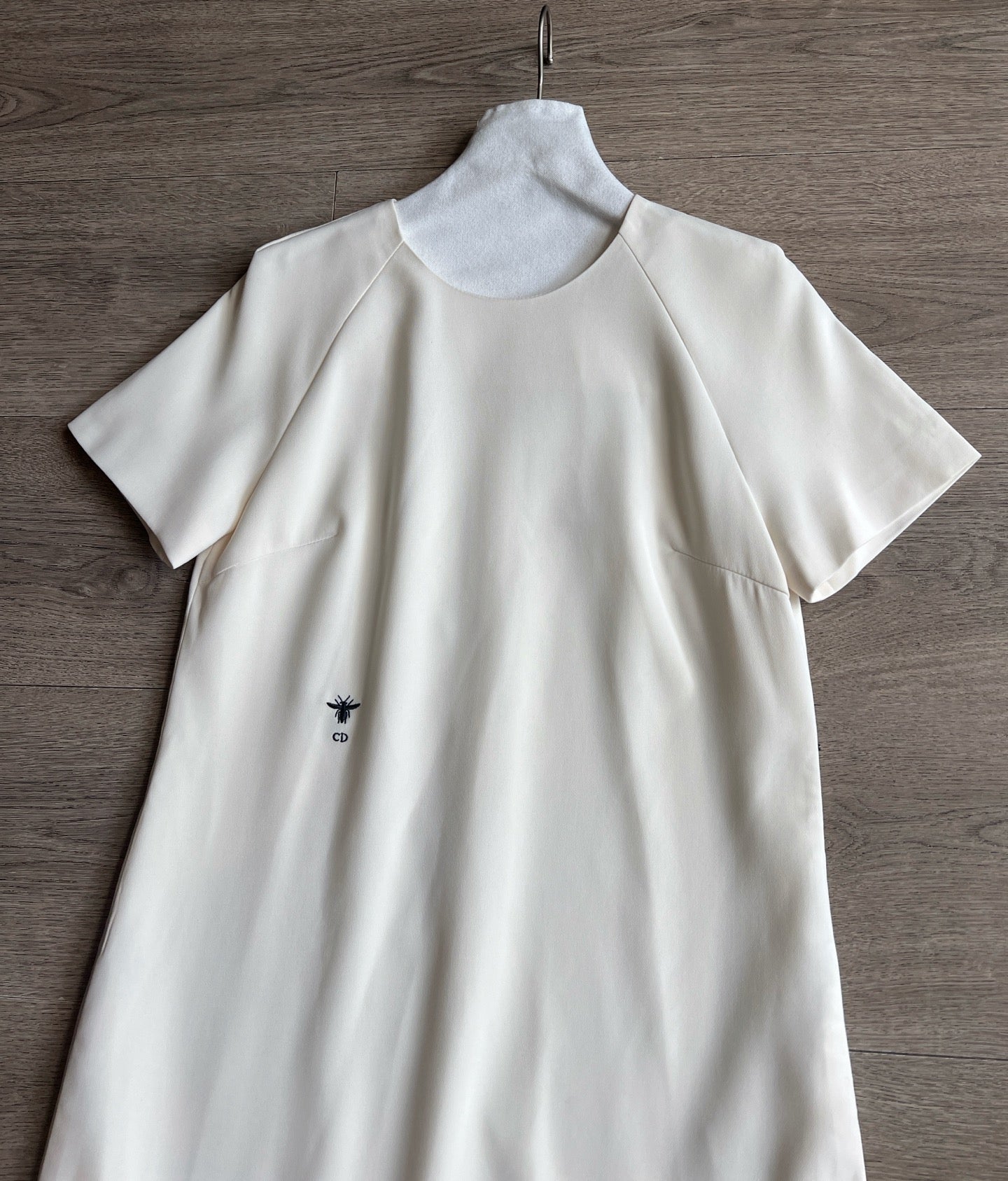 CD Dress Off-white Polyester Silk