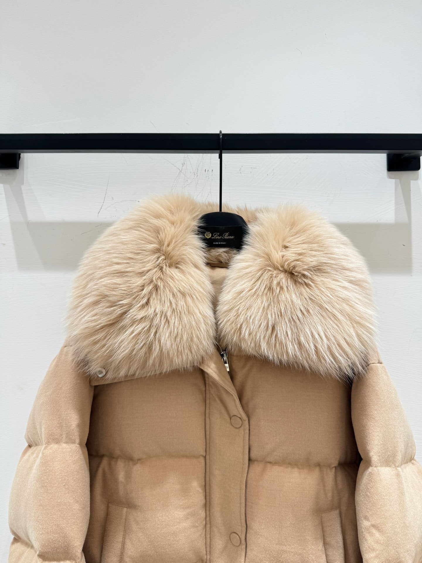 LP 25 Coat Light Brown Fur Down Cashmere 310243
