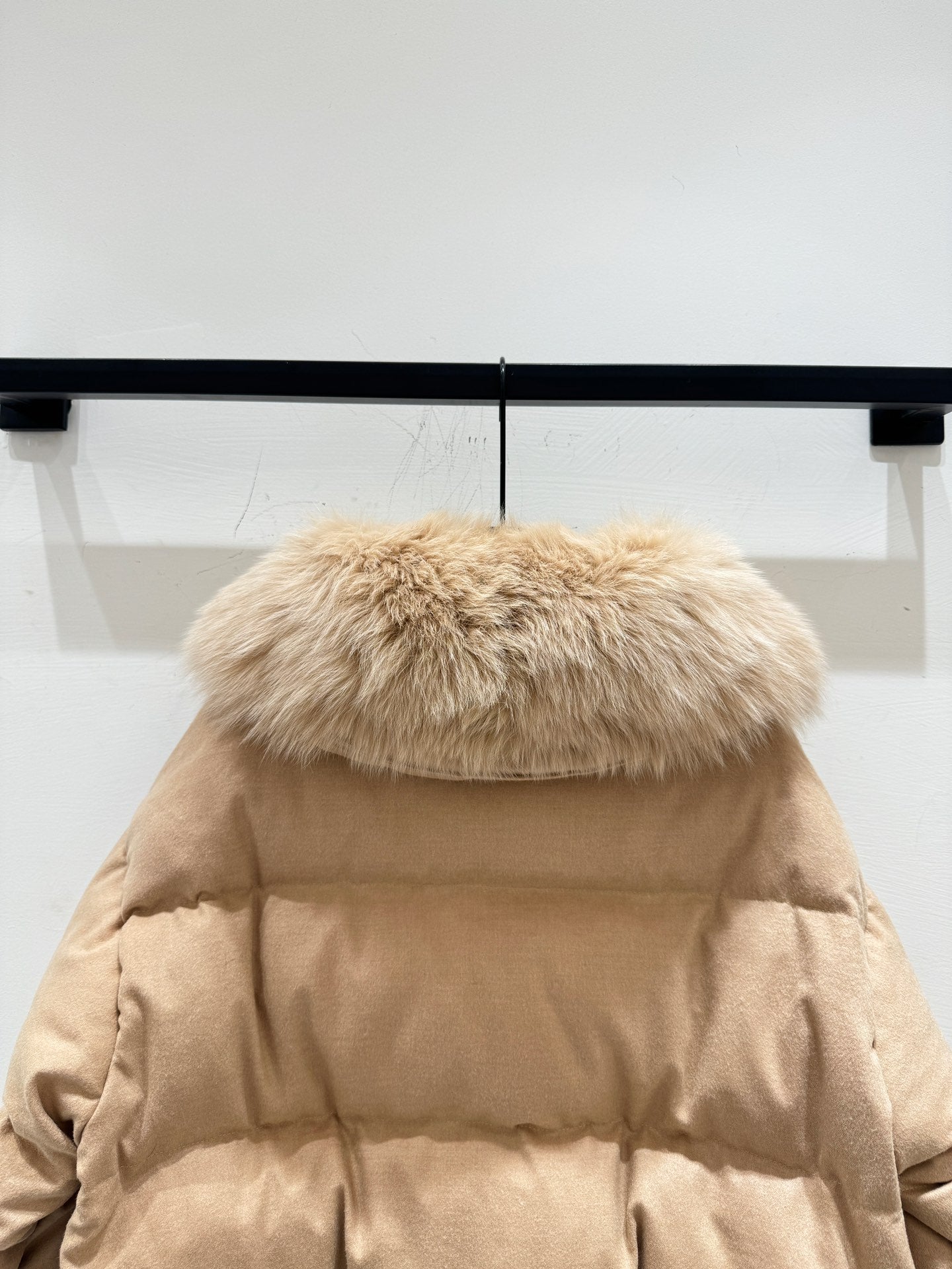 LP 25 Coat Light Brown Fur Down Cashmere 310243