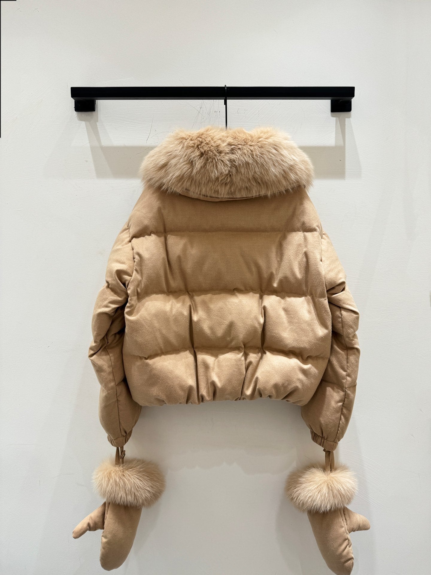 LP 25 Coat Light Brown Fur Down Cashmere 310243