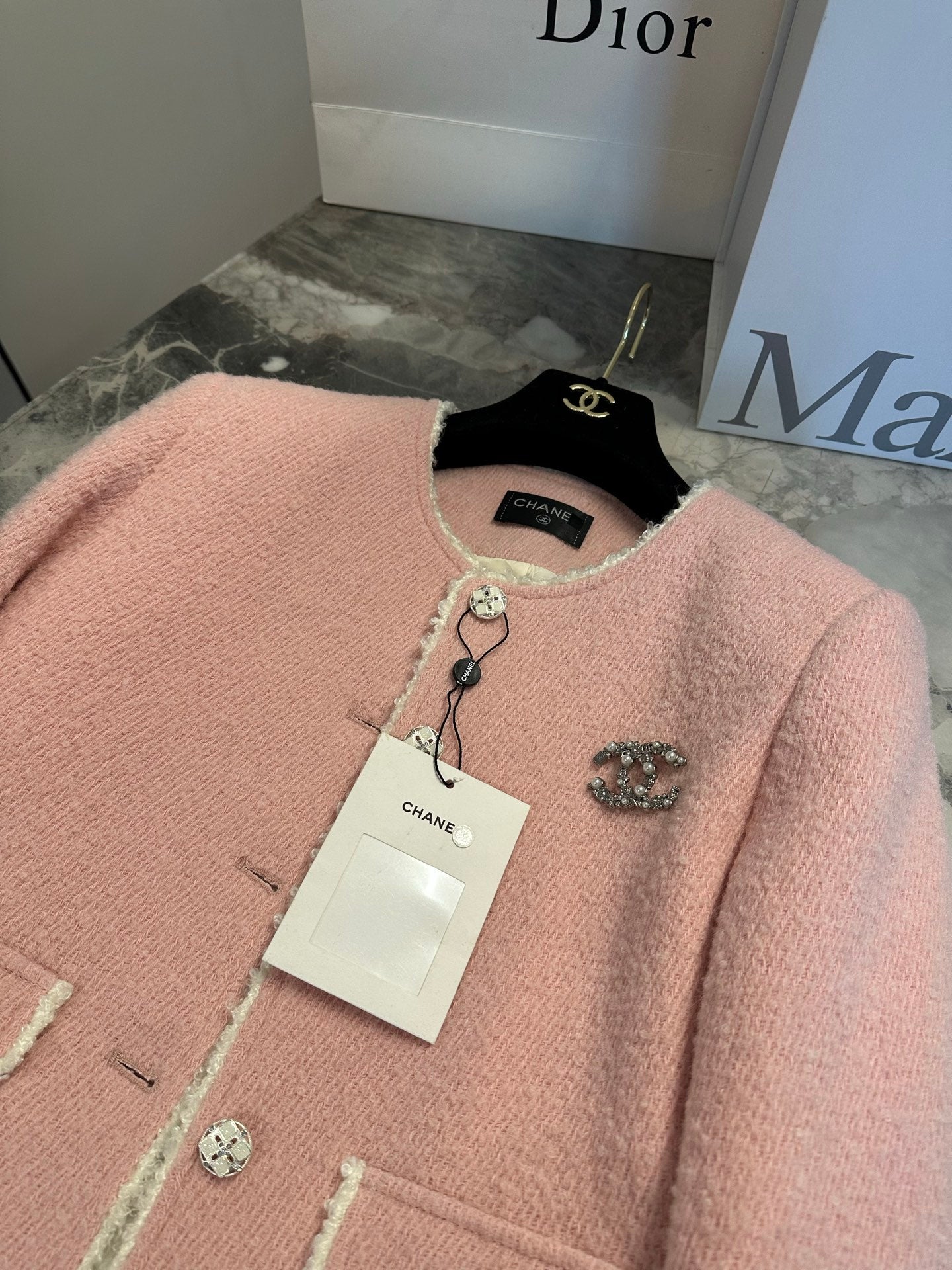 Chanel 2026 Jacket Pink Tweed Wool