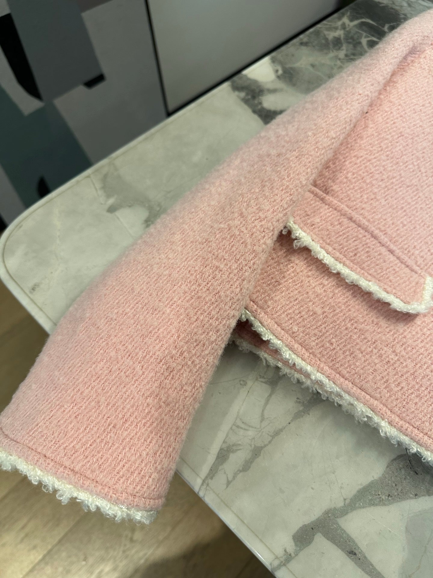 Chanel 2026 Jacket Pink Tweed Wool