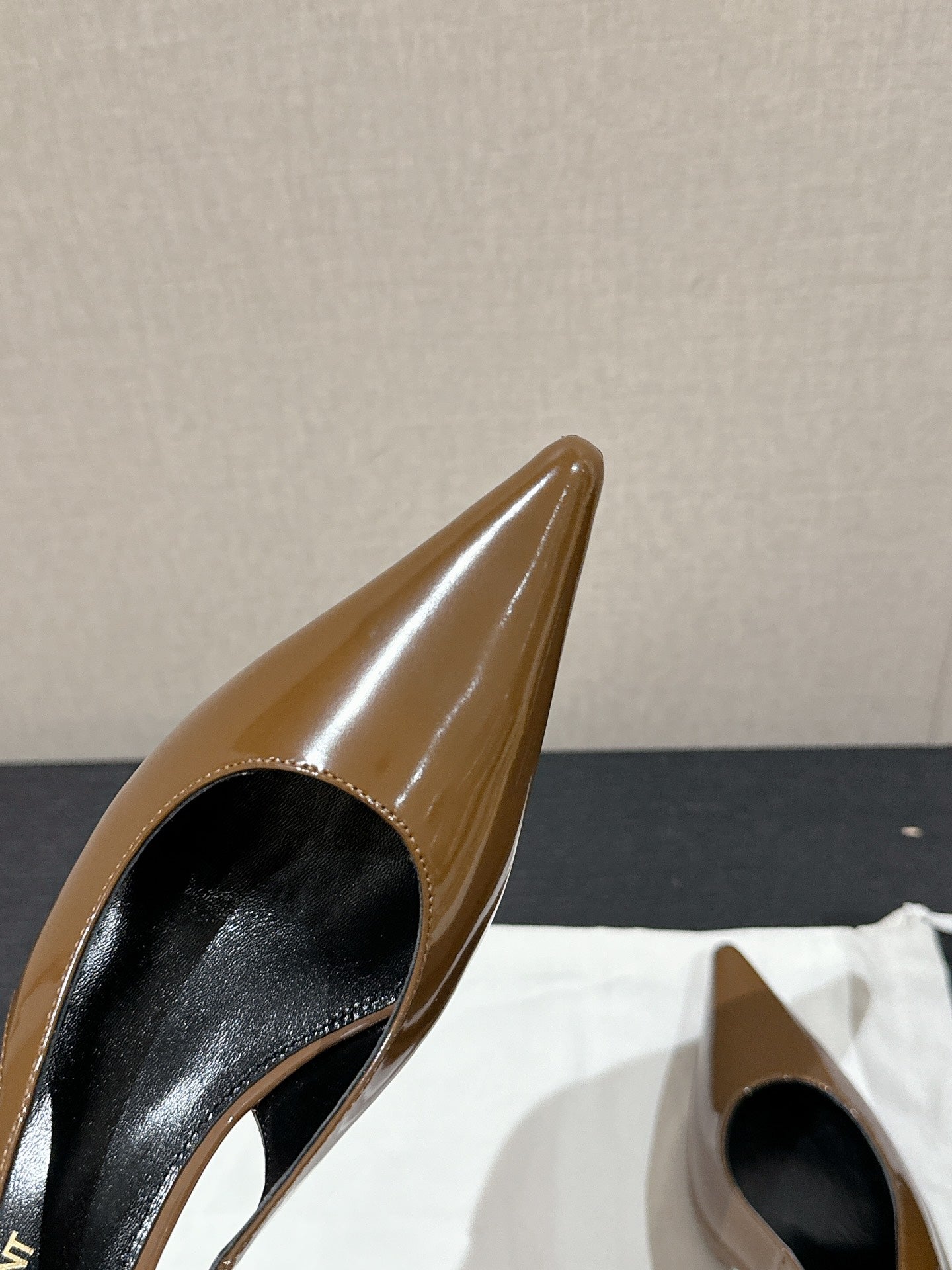 SL CHERISH SLINGBACK 75 CAMEL CALFSKIN