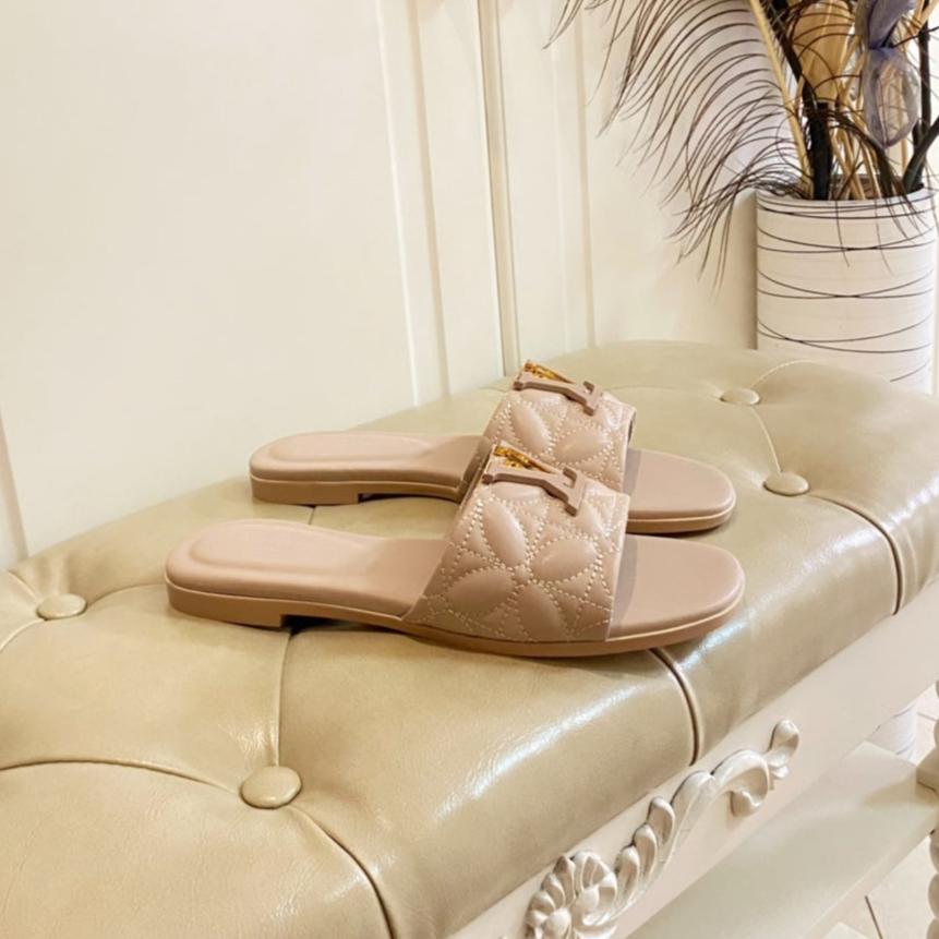 LV Neo Revival Flat Mule Beige Lambskin