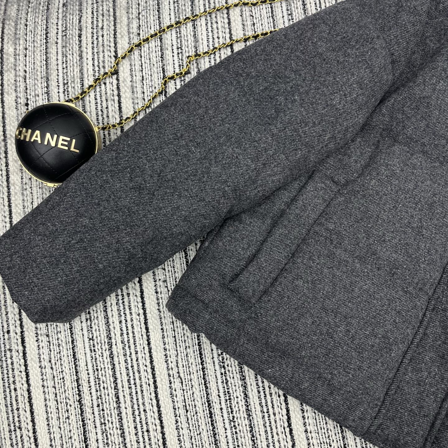 LP 25 Jacket Gray Wool Fabric Down 308188