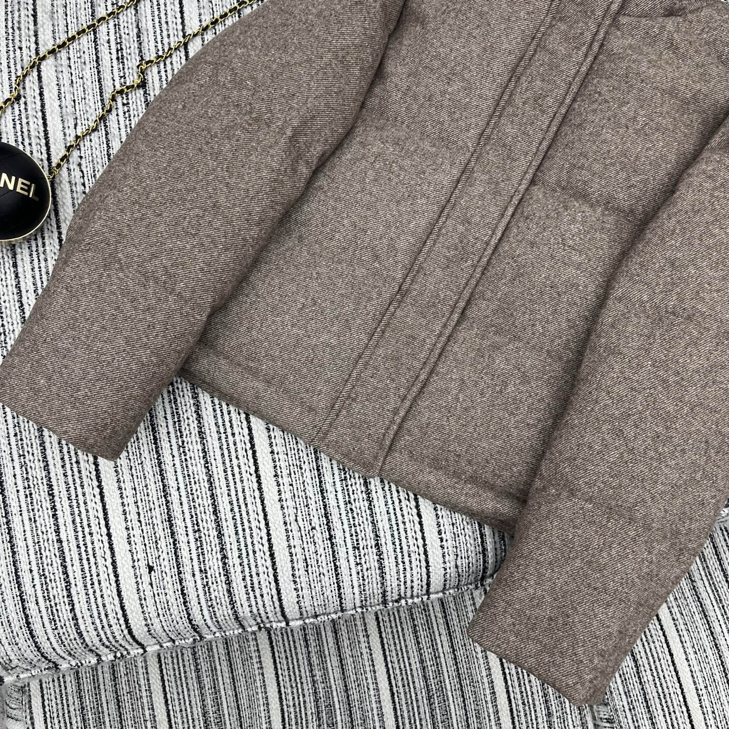 LP 25 Jacket Light Brown Wool Fabric Down 308190