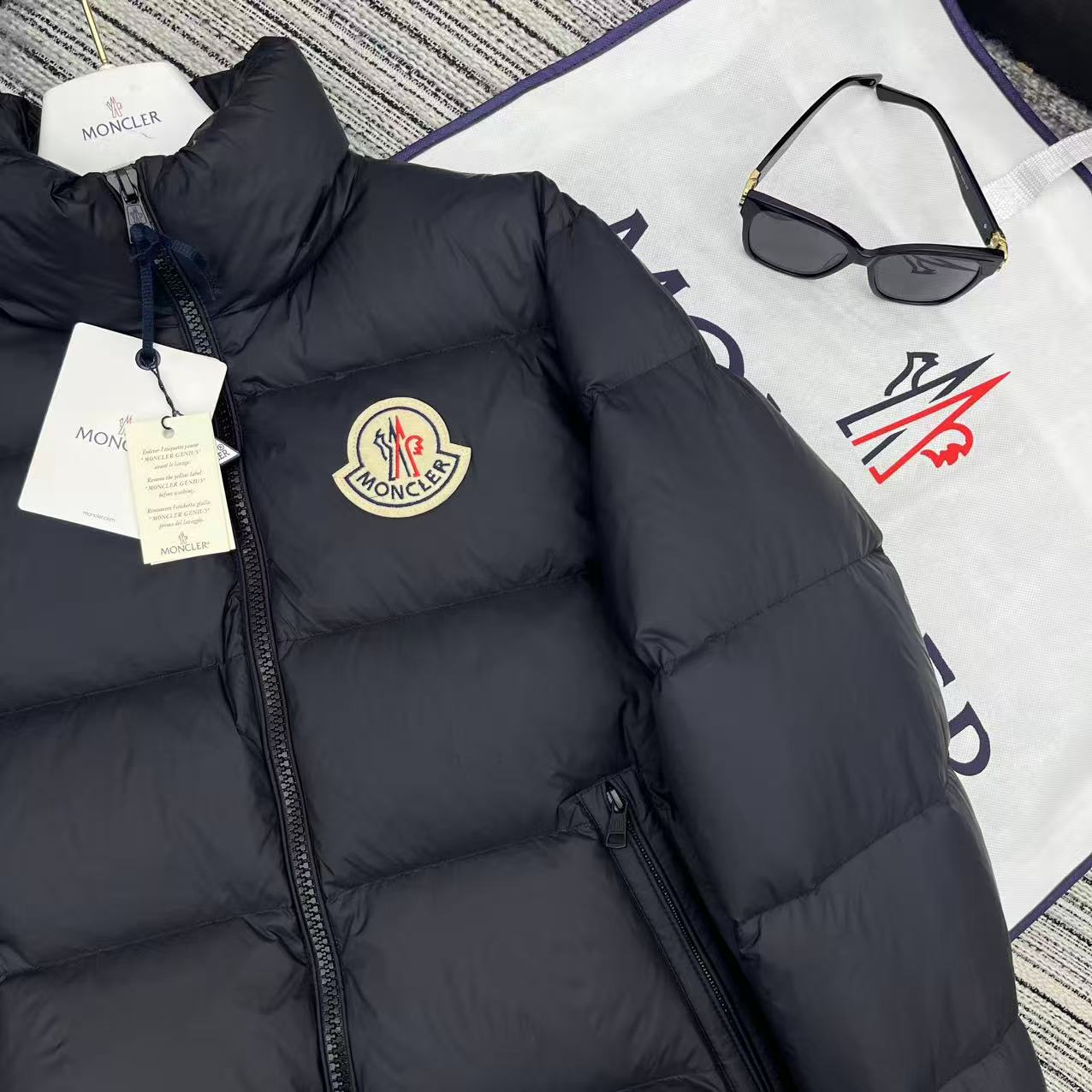 MC 2025 Jacket Black Nylon Down 528755