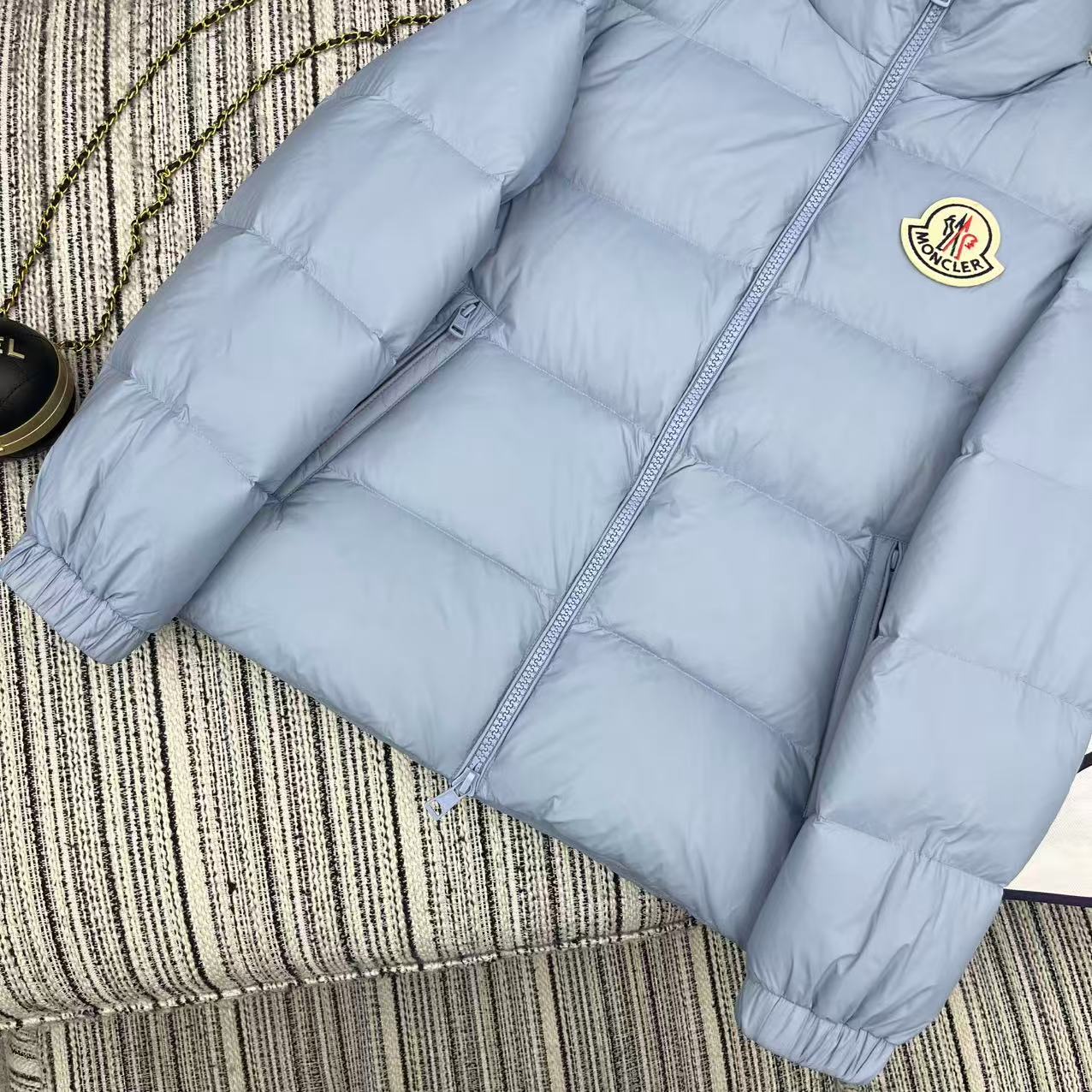 MC 2025 Jacket Baby Blue Nylon Down 528754