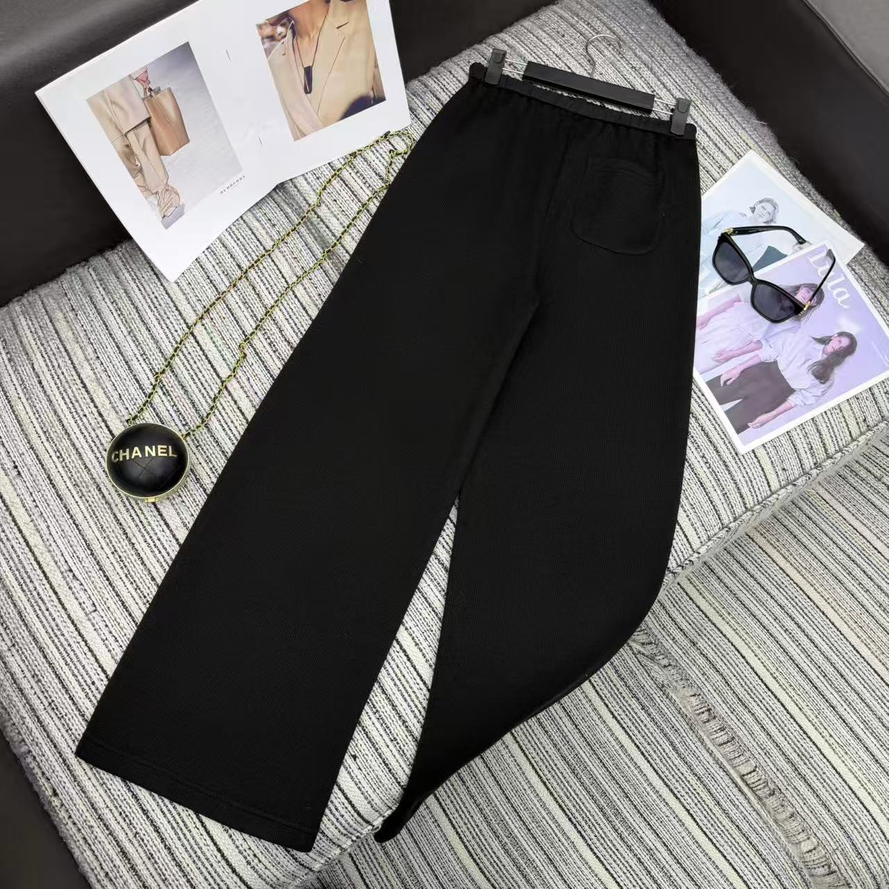 Chanel 2025 Pant Black Wool 318973