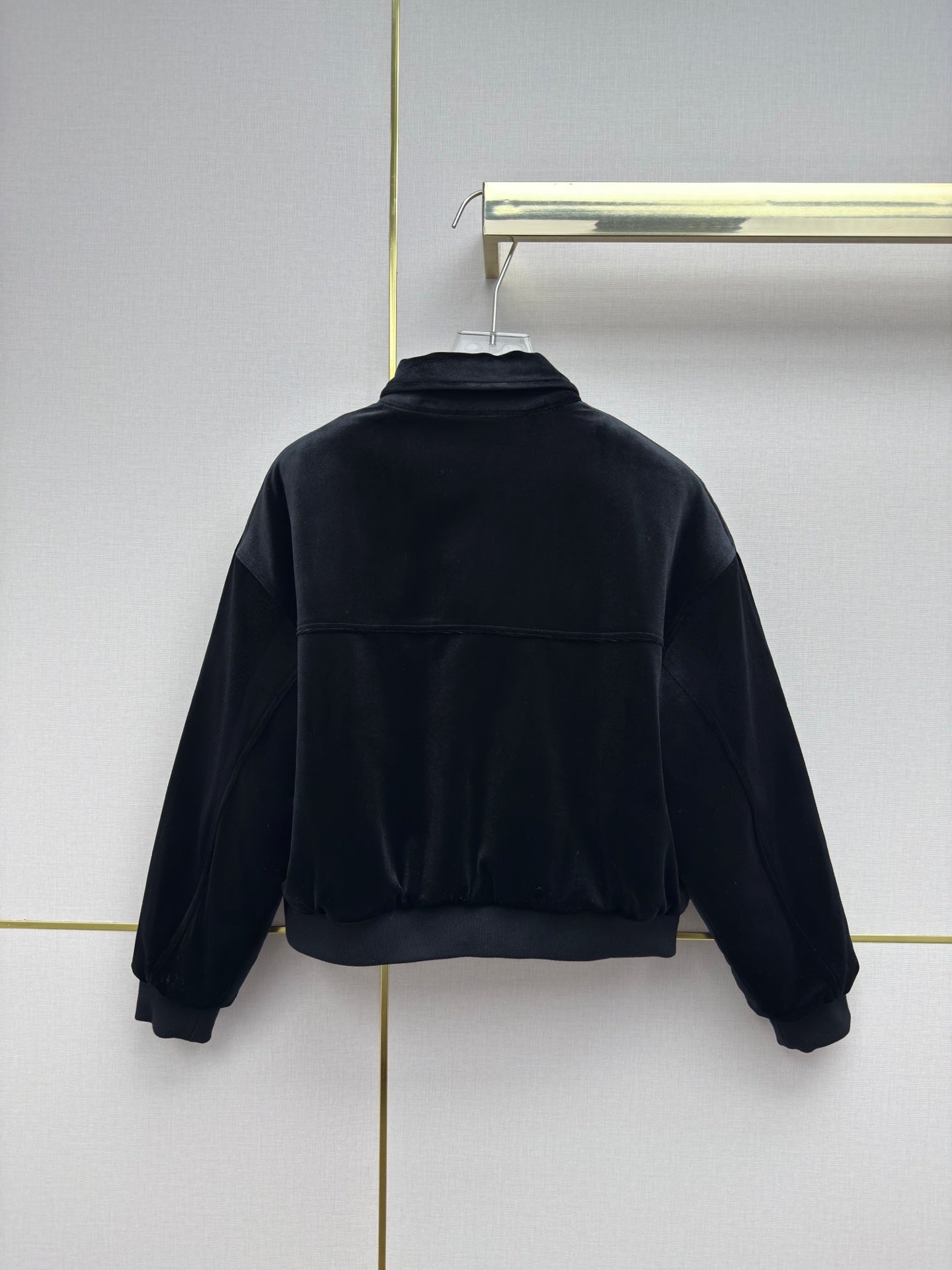 Prada 2025 Jacket Black Silk Velvet