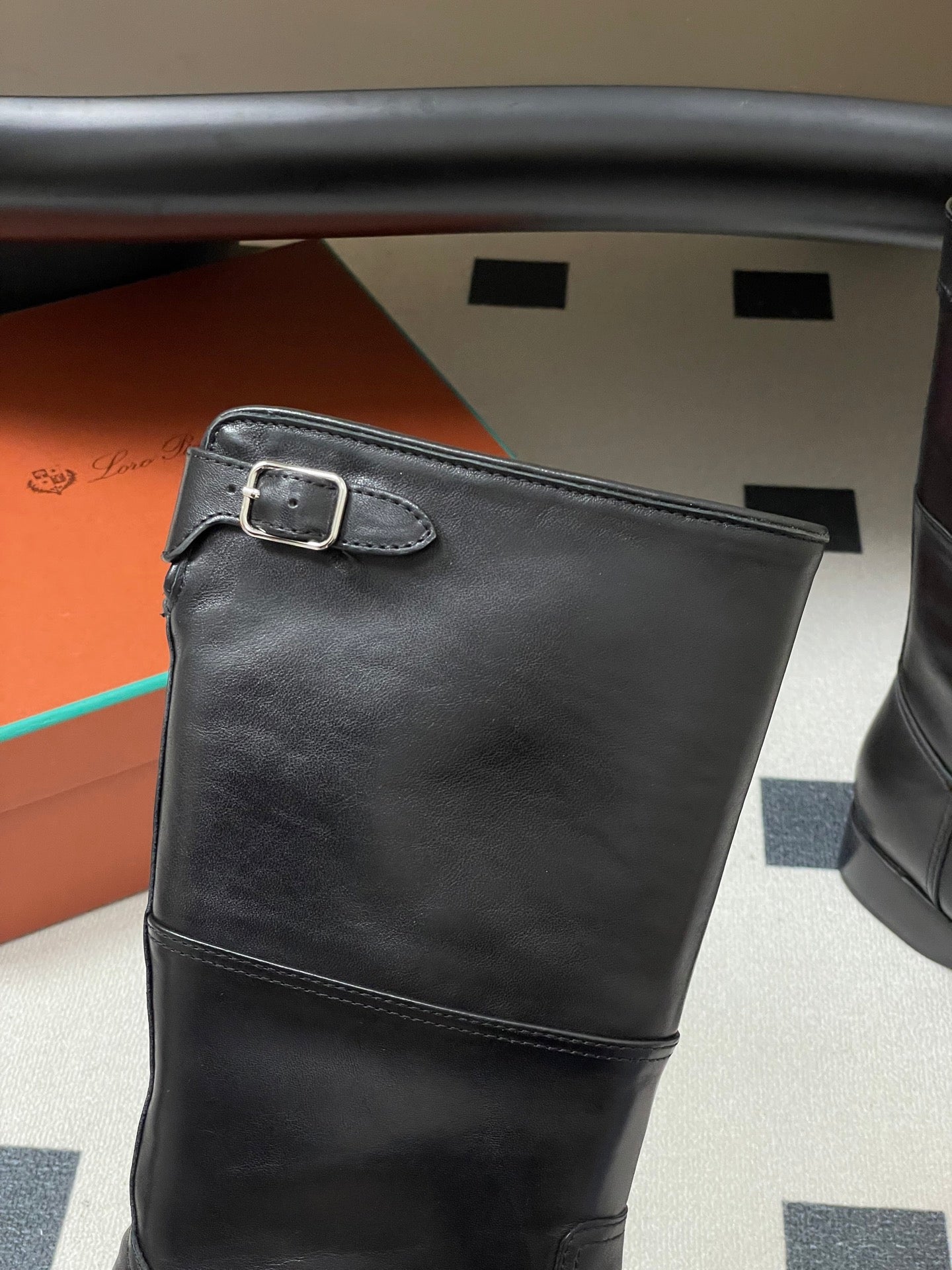 LP 25 Lupo Boot Black Calfskin 534661