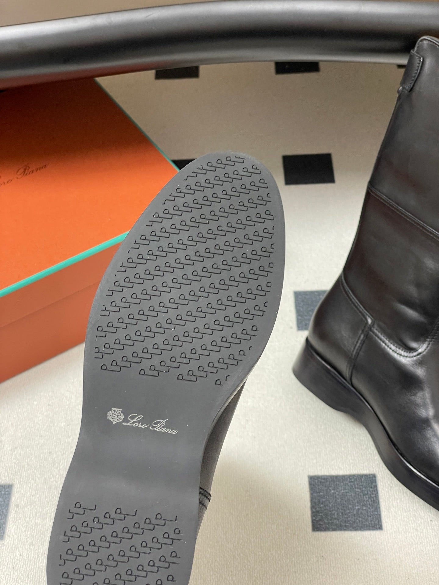 LP 25 Lupo Boot Black Calfskin 534661