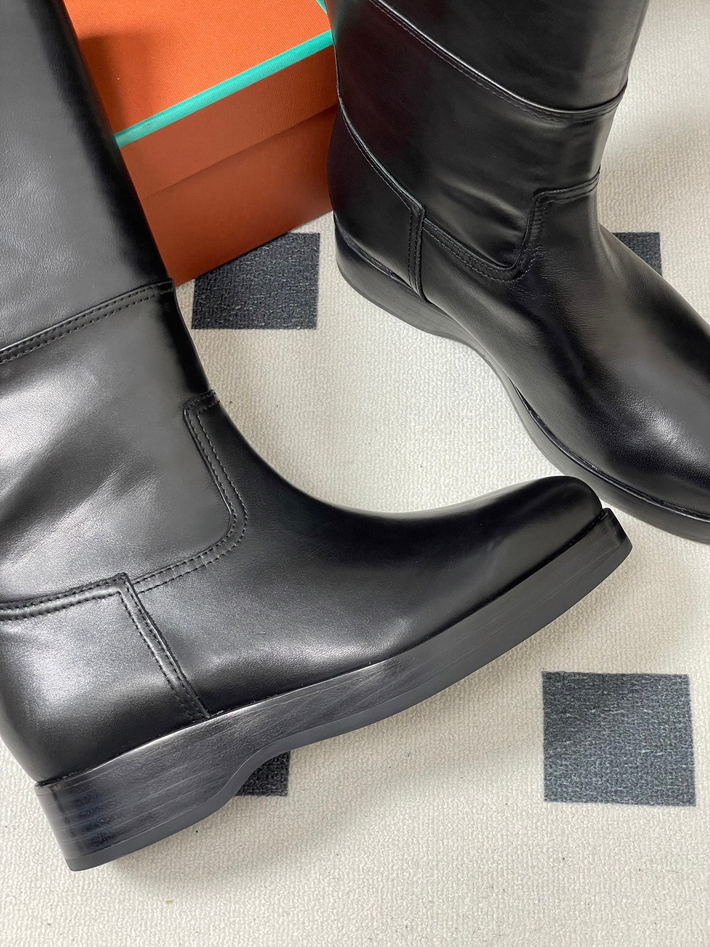 LP 25 Lupo Boot Black Calfskin 534661