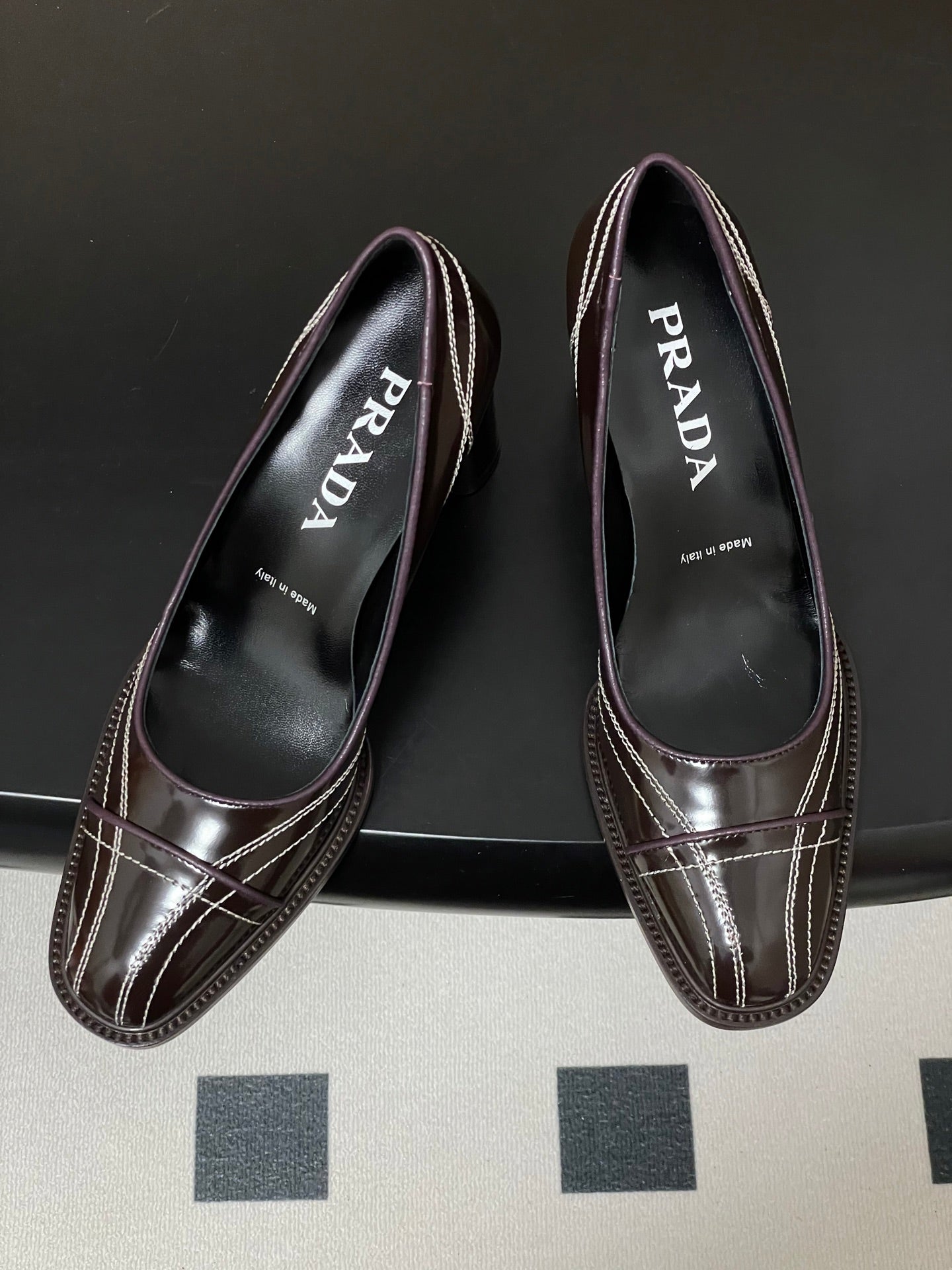 PRA 26SS Pump 70 Chocolate Brown Cowhide 593842