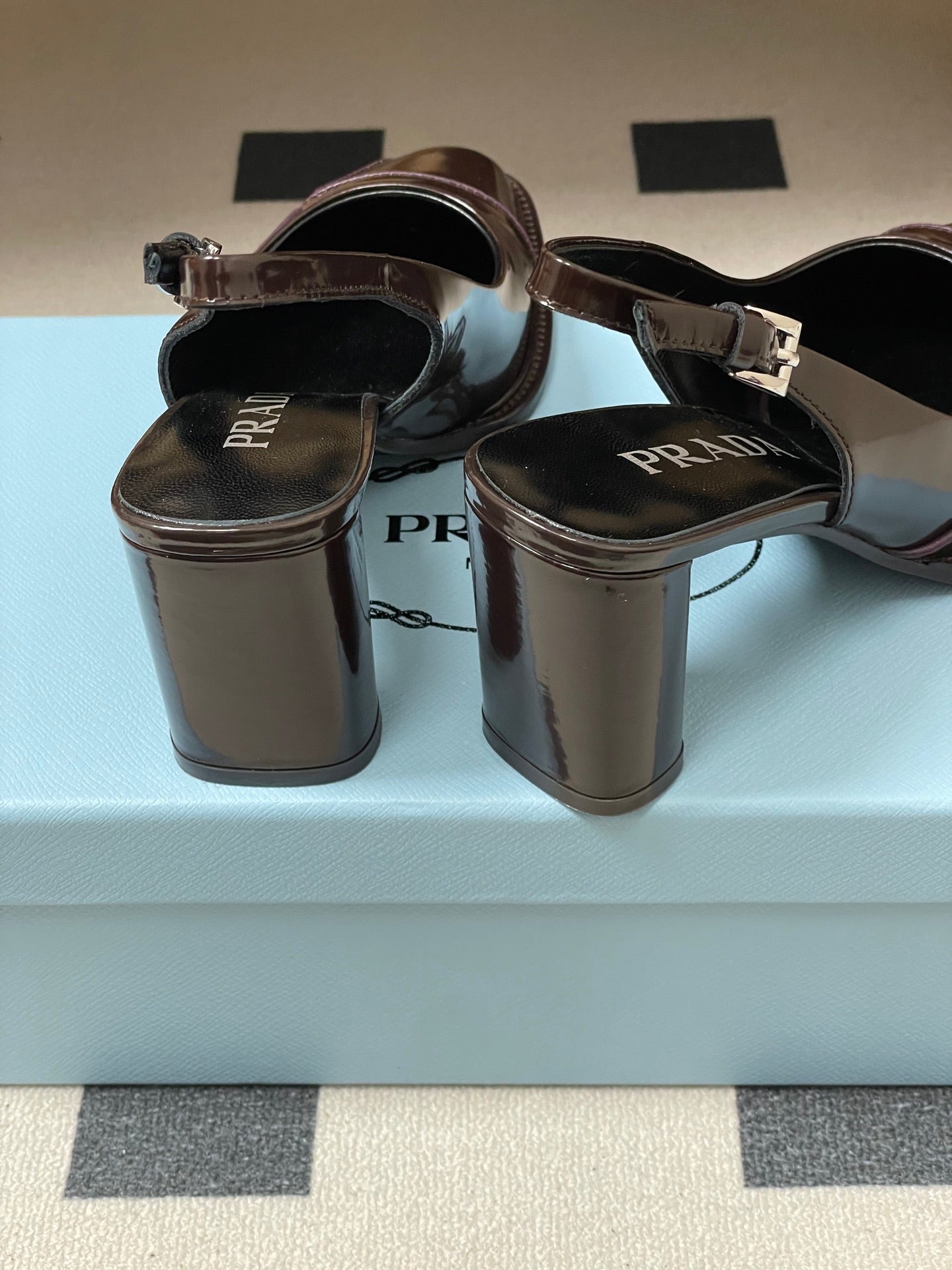 PRA 26SS Slingback 70 Chocolate Brown Cowhide 593845